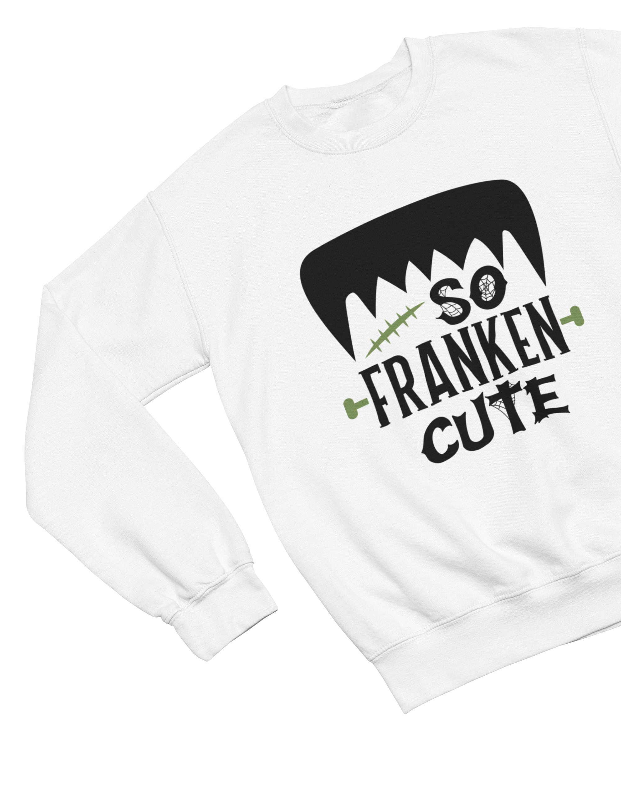 Kids So Franken Cute Halloween Sweatshirt | Funny Monster Jumper
