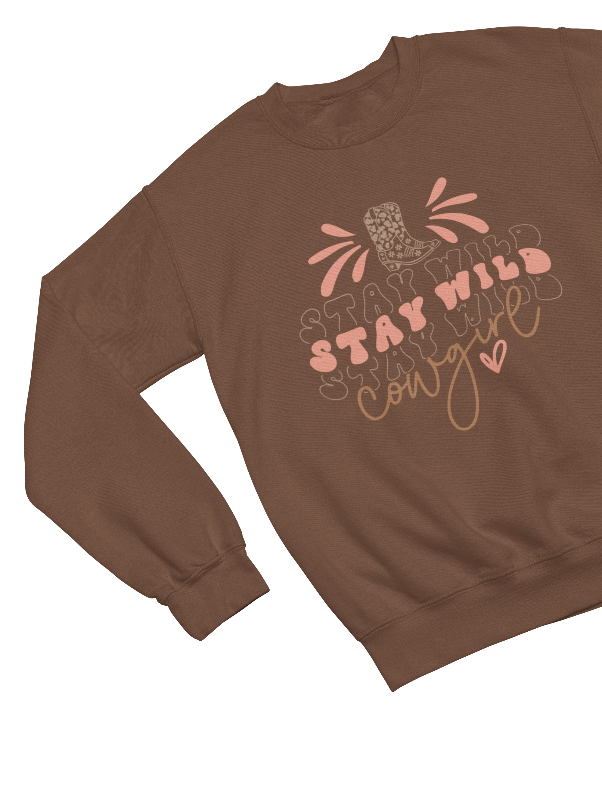 Stay Wild Cowgirl Sweatshirt – Western Country Graphic Jumper