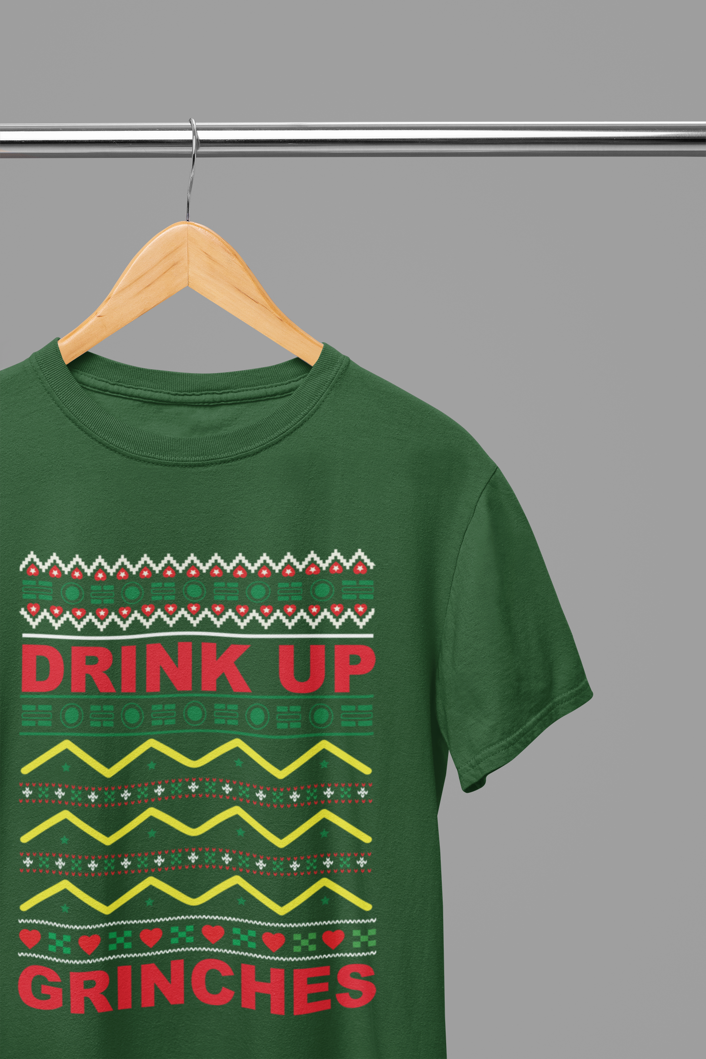 Drink Up Grinches - Christmas T-Shirt/Sweatshirt Unisex