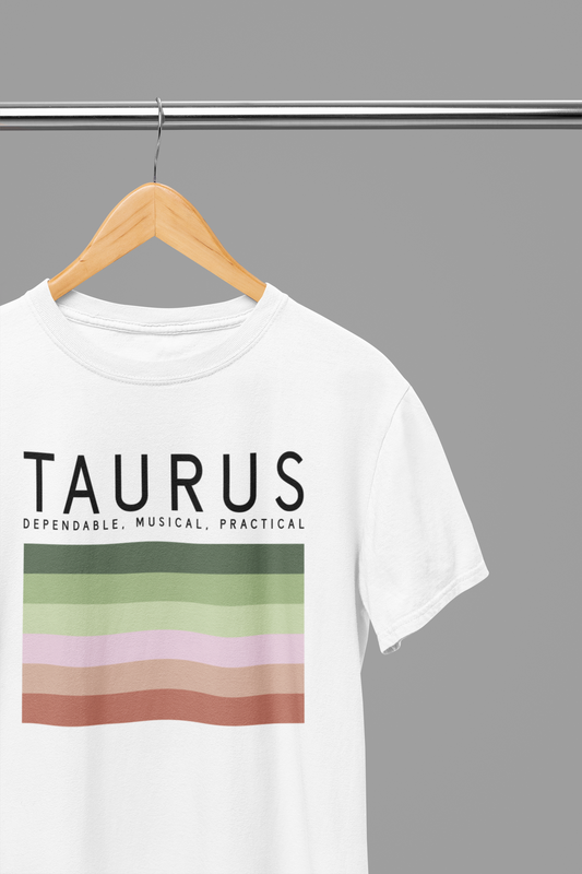 Taurus Zodiac Colour Palette T-Shirt