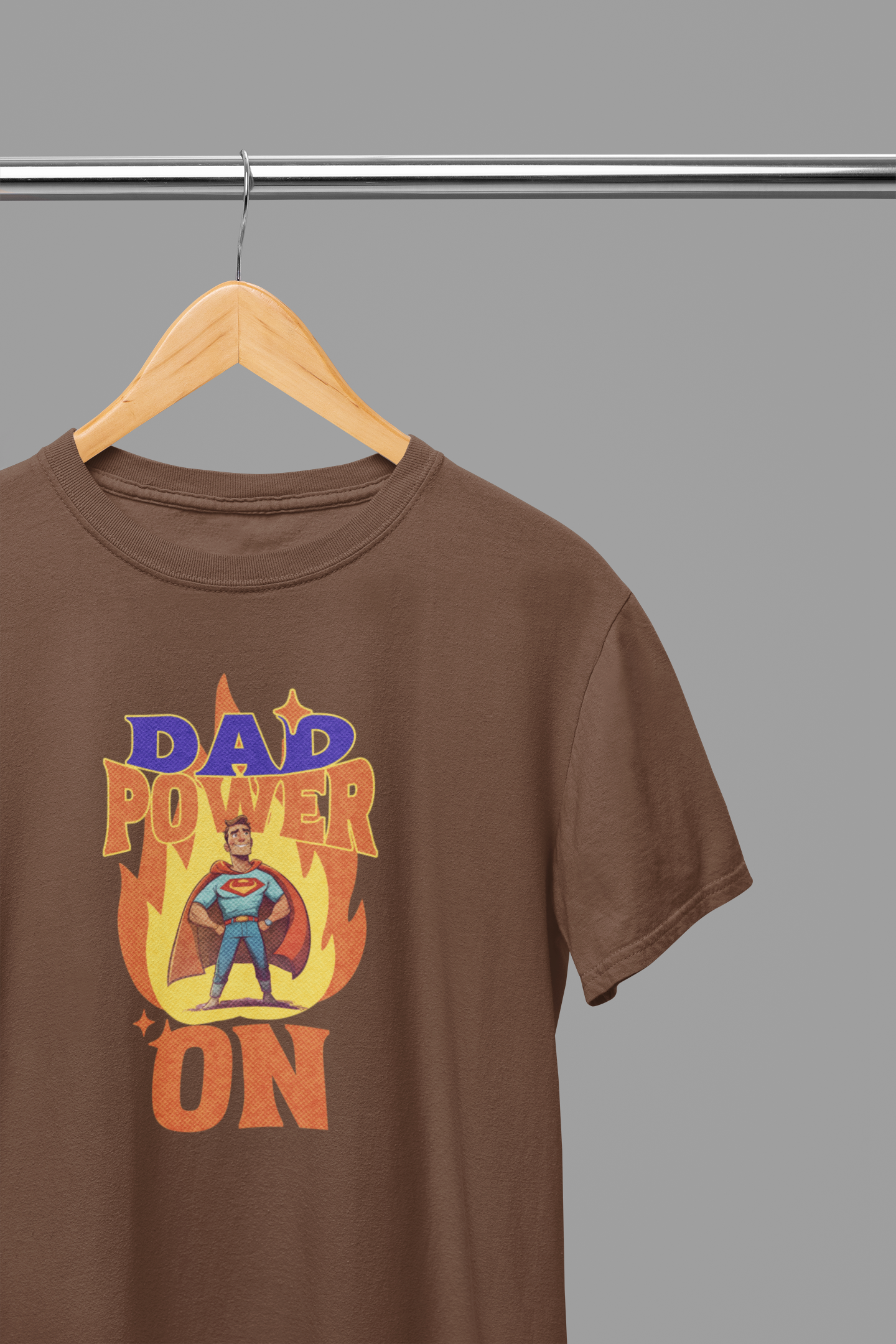 Dad Power On Fathers Day T-Shirt/Sweatshirt