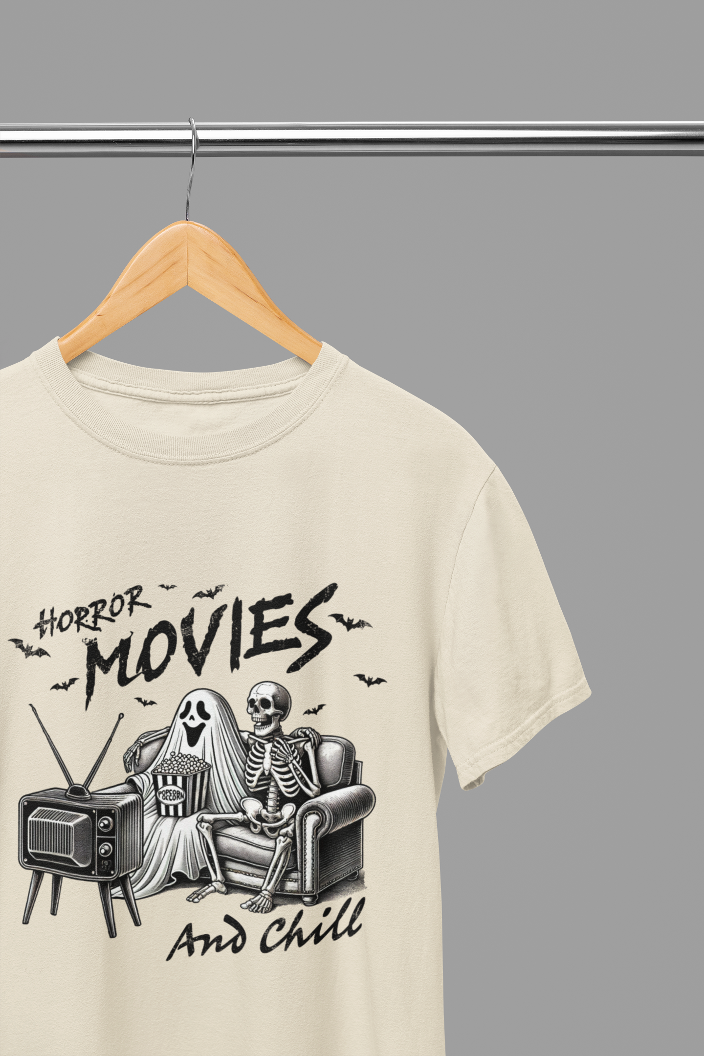 Horror Movies And Chill Halloween T-Shirt/Sweatshirt Unisex