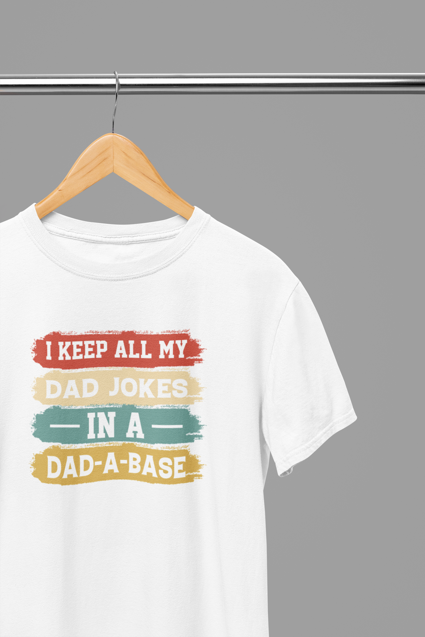 Dad Joke in a Dad-a-base Fathers Day Sweatshirt