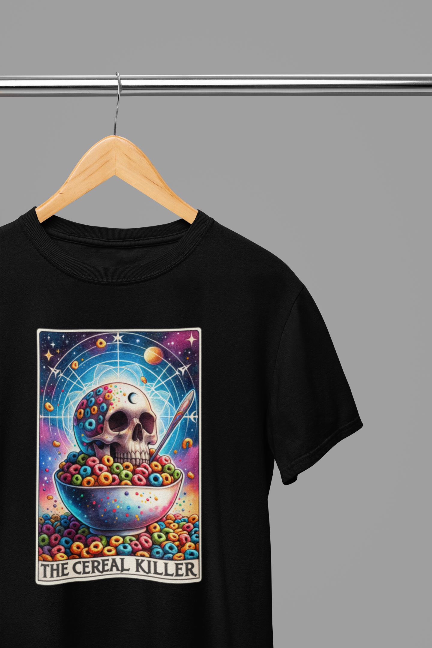 The Cereal Killer Tarot T-Shirt & Sweatshirt | Funny Dark Humor Graphic