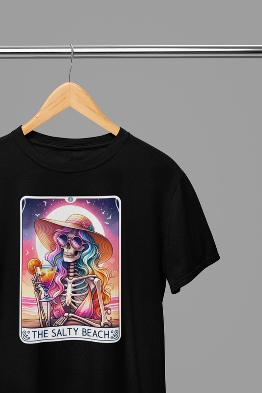 The Salty Beach Funny Tarot T-Shirt