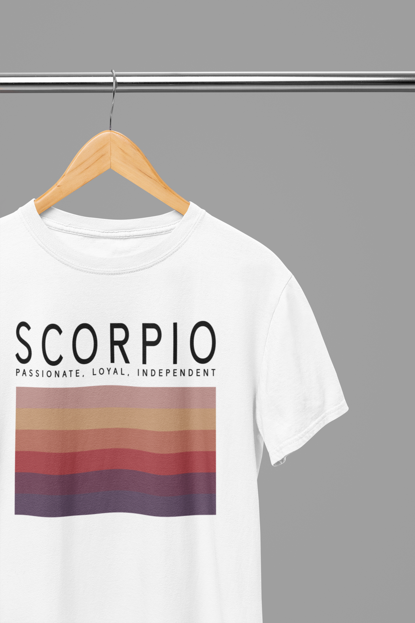 Scorpio Zodiac Colour Palette T-Shirt