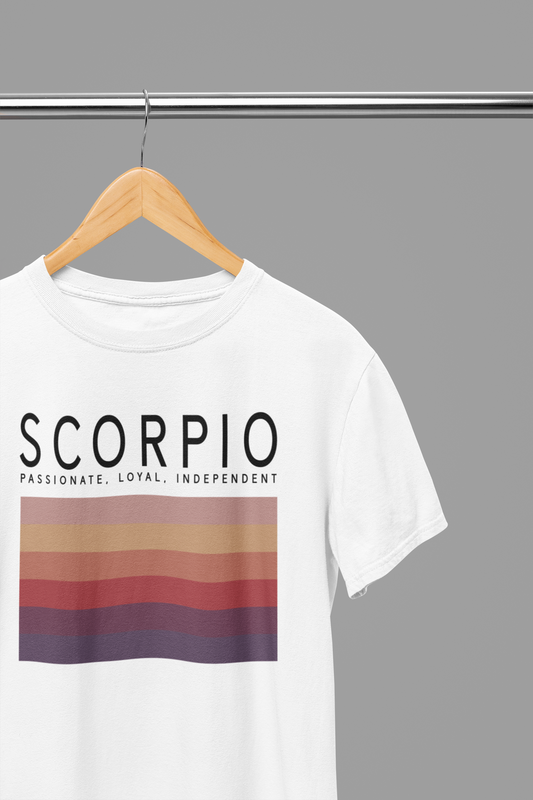 Scorpio Zodiac Colour Palette T-Shirt