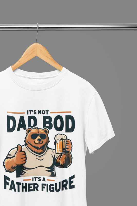 Father Figure Bear T-Shirt / Sweatshirt – Funny Dad Bod Beer Shirt