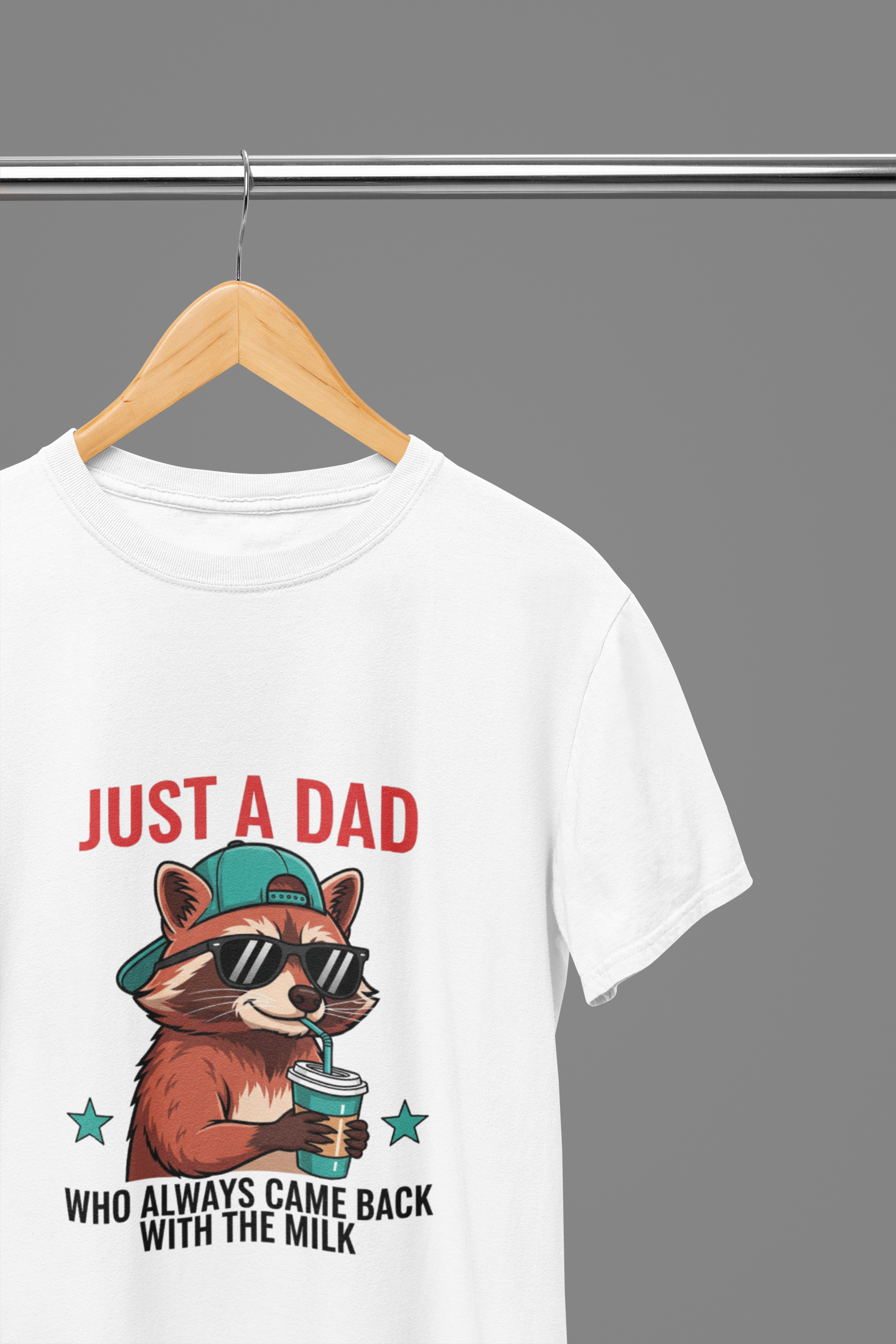 Just A Dad that Came Back With the Milk Dad T-Shirt / Sweatshirt – Funny Loyal Father Gift