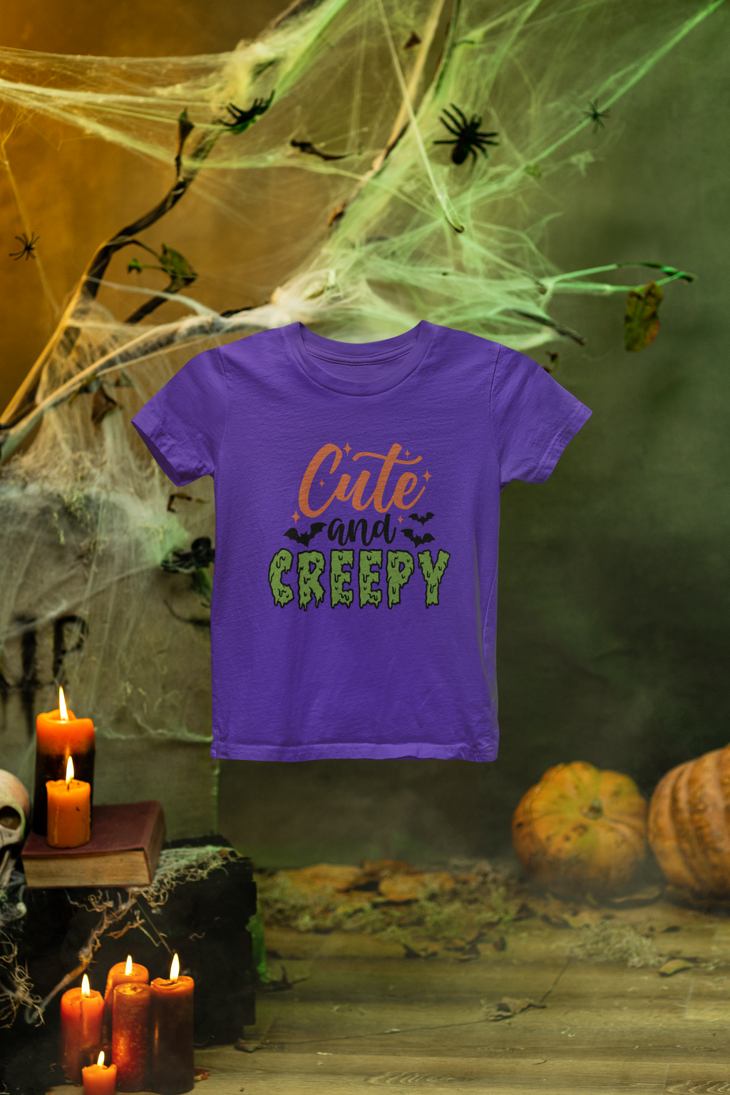 Kids Cute and Creepy Halloween Sweatshirt | Spooky Fun Jumper