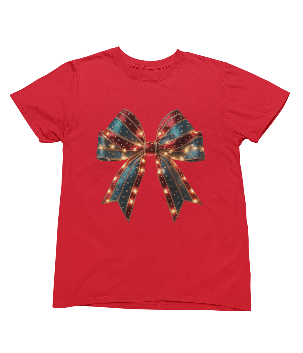 Coquette Christmas Bow Sweatshirt – Festive Girly Winter Jumper