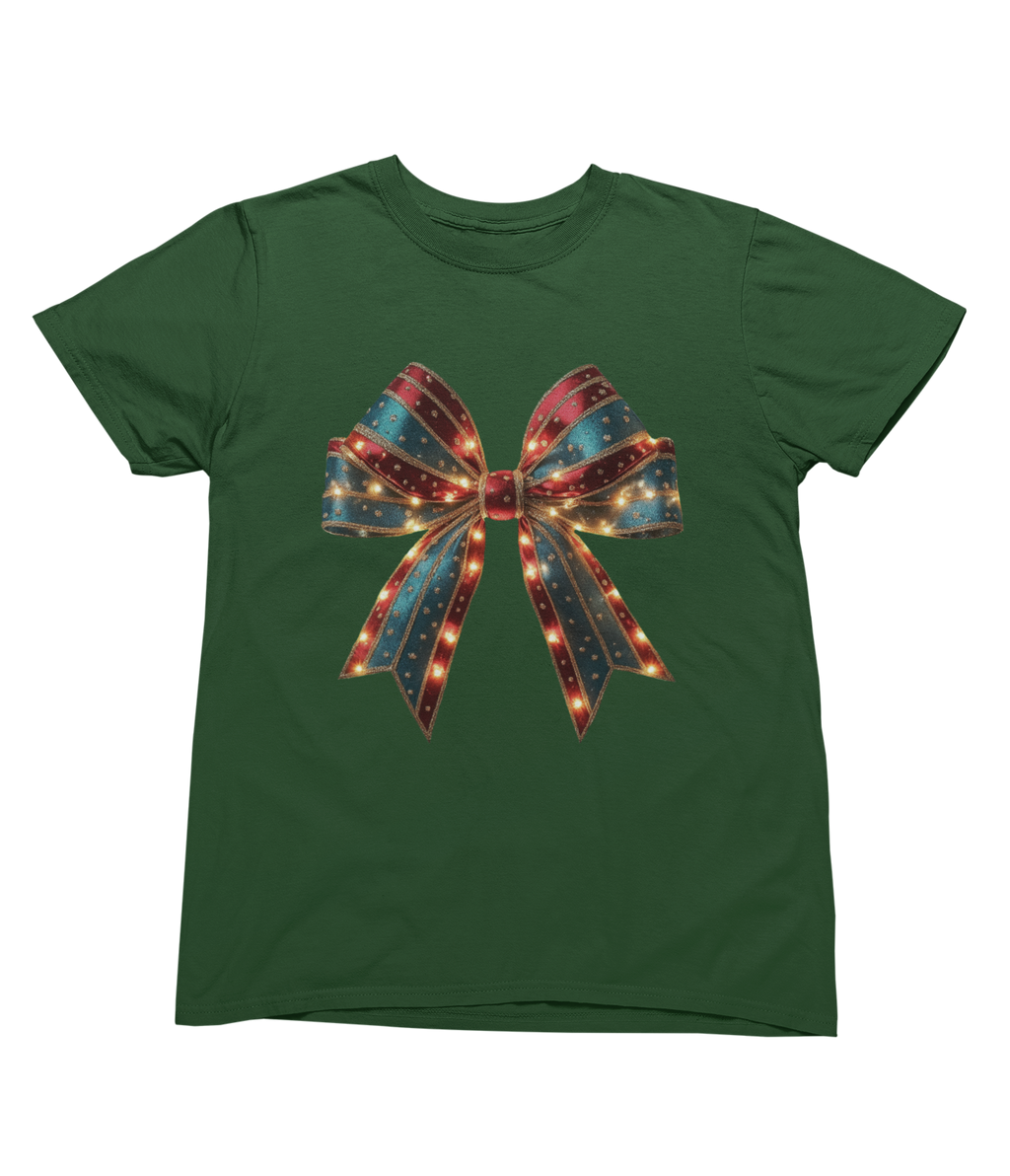 Coquette Christmas Bow Sweatshirt – Festive Girly Winter Jumper