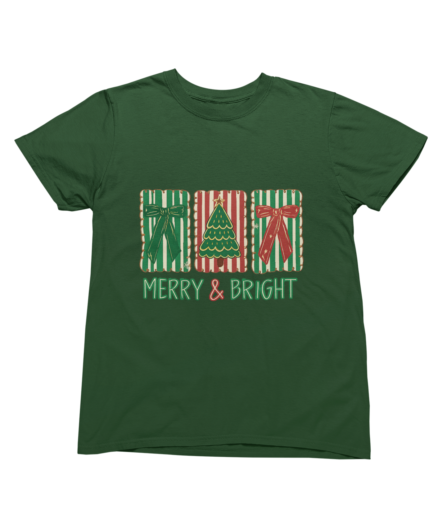 Merry & Bright Christmas Coquette Cookie Sweatshirt – Festive Biscuit Design