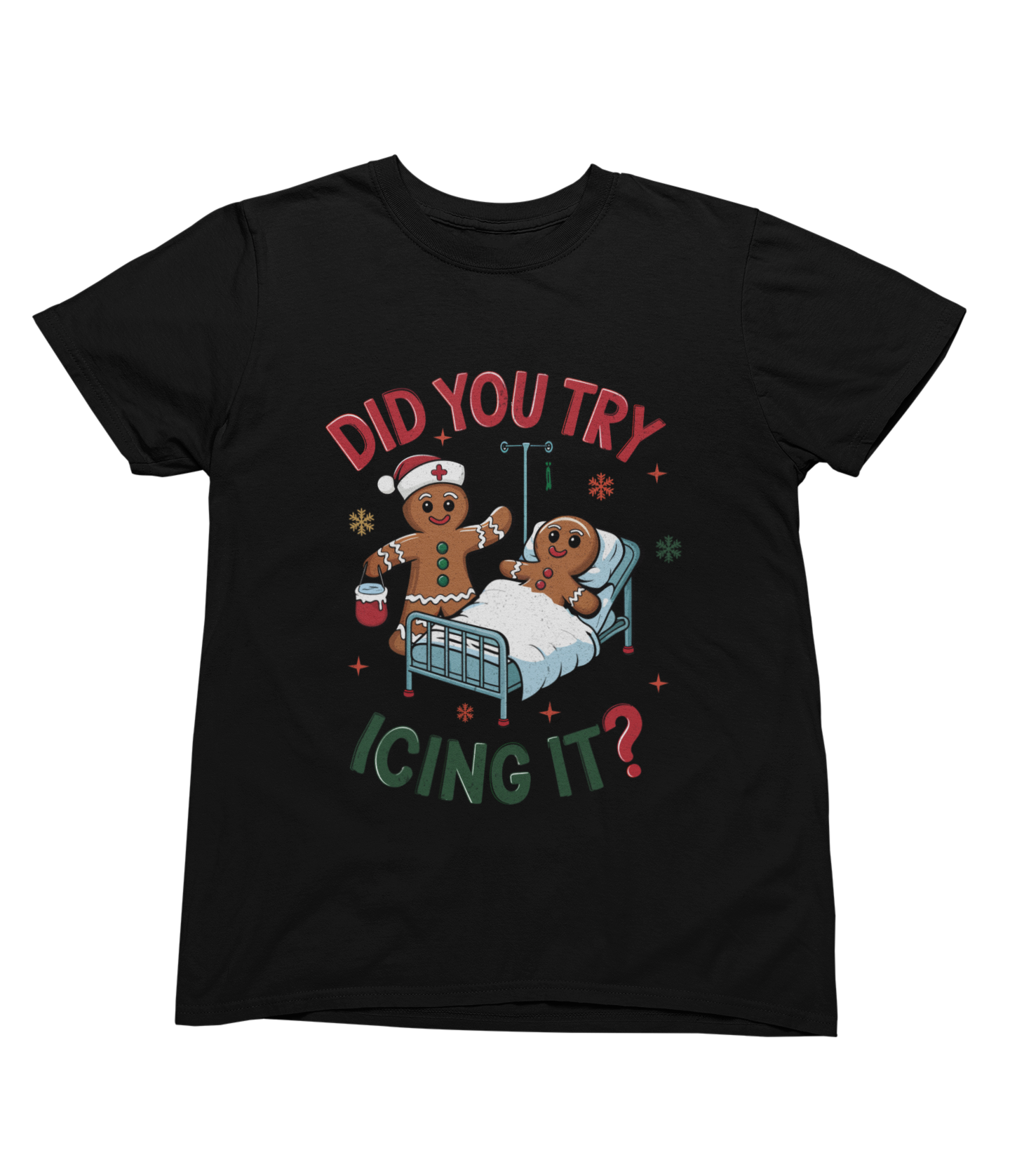 Did You Try Icing It? Funny Christmas Gingerbread Sweatshirt – Unisex Jumper