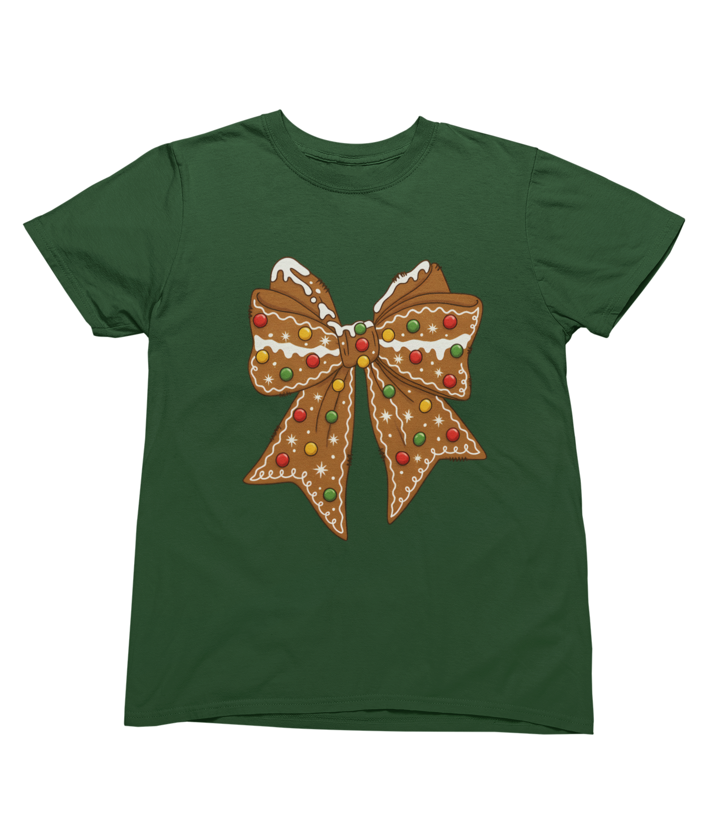Gingerbread Bow Christmas Jumper – Coquette Style (Adults & Kids)