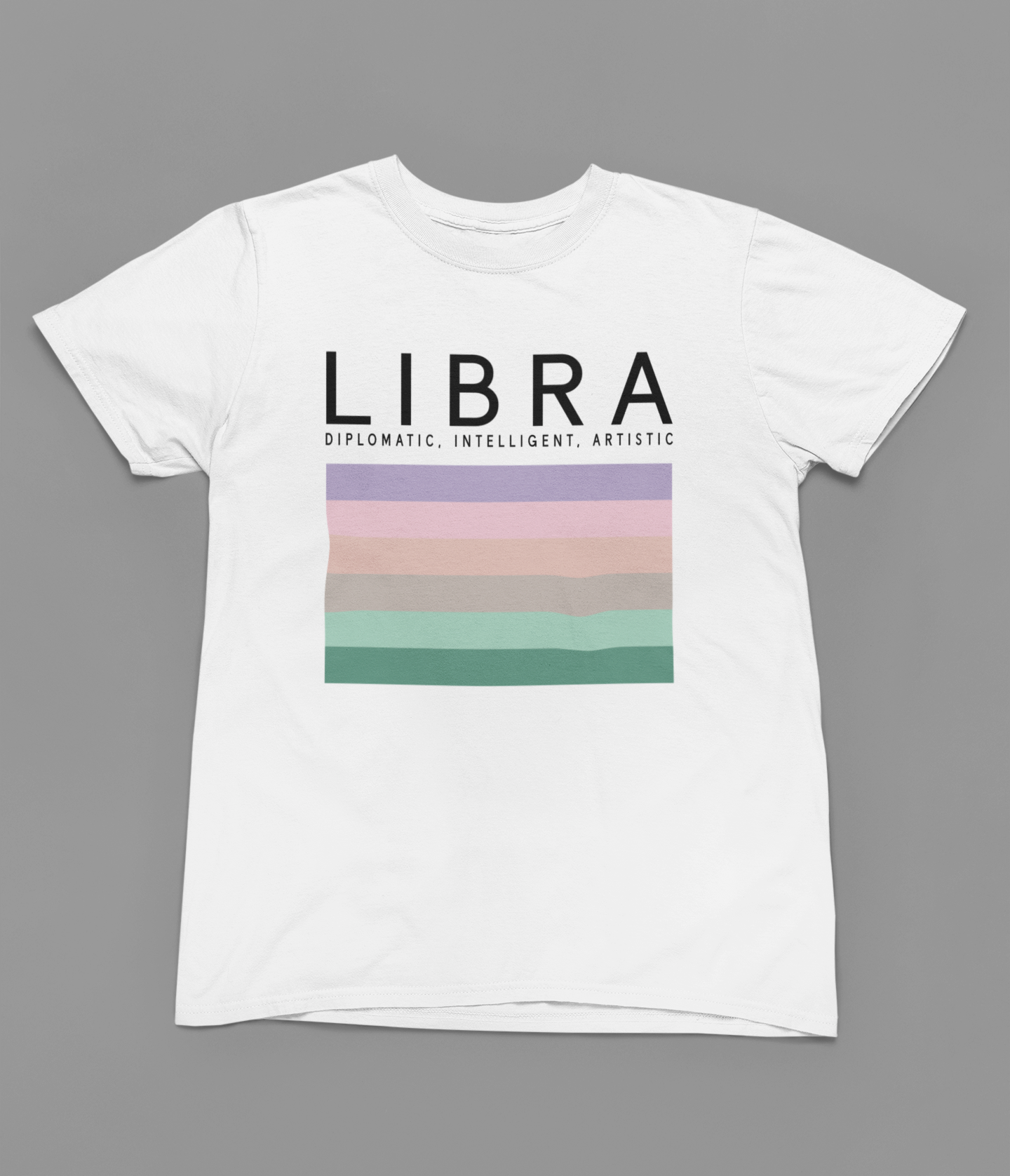 Libra Zodiac Colour Palette T-Shirt