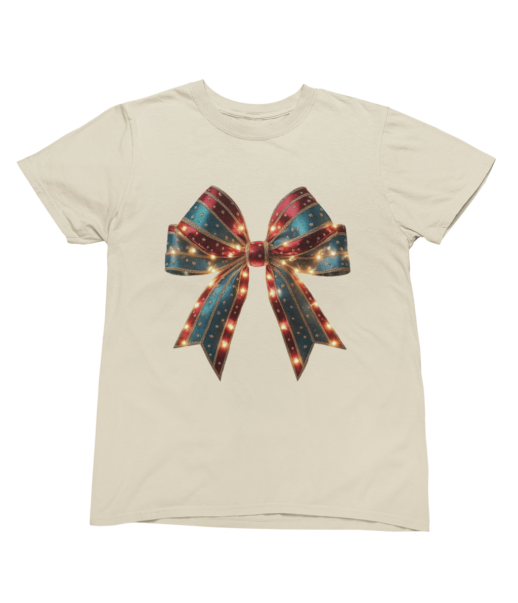 Coquette Christmas Bow Sweatshirt – Festive Girly Winter Jumper