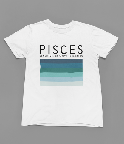 Pisces Zodiac Colour Palette T-Shirt