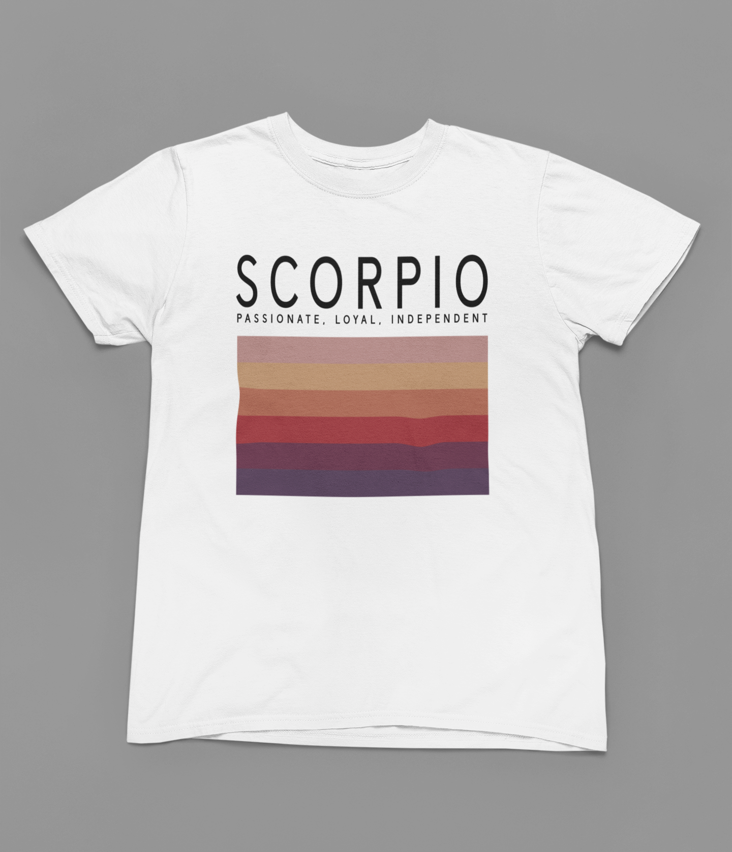 Scorpio Zodiac Colour Palette T-Shirt