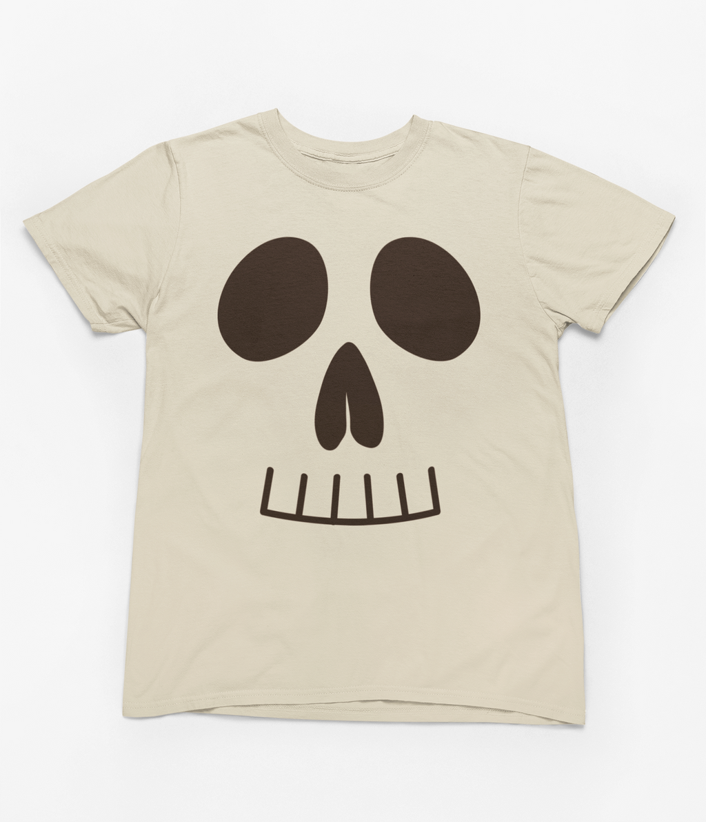 Kids Skull Face Halloween Sweatshirt | Spooky Bones Jumper