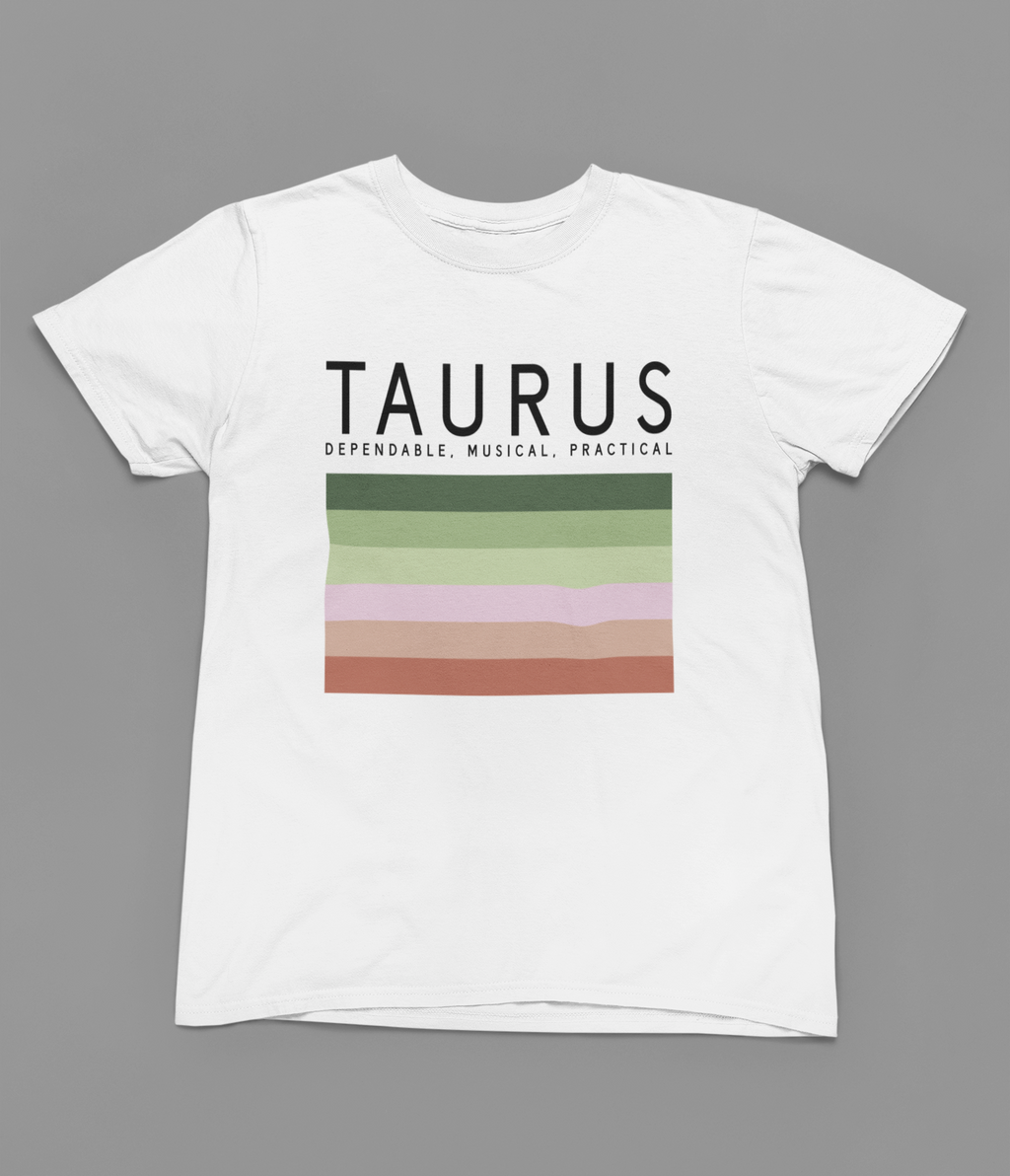 Taurus Zodiac Colour Palette T-Shirt