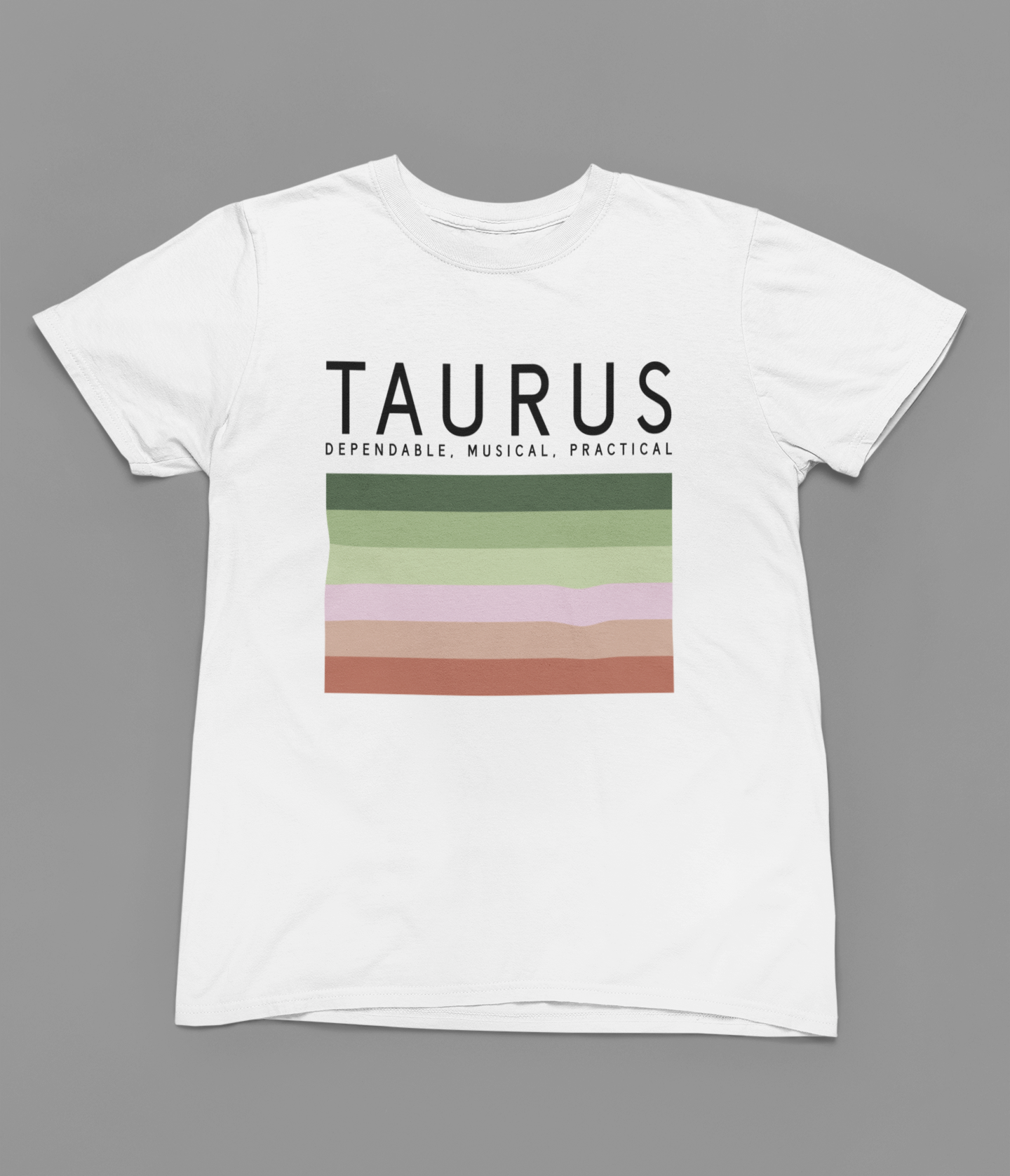 Taurus Zodiac Colour Palette T-Shirt
