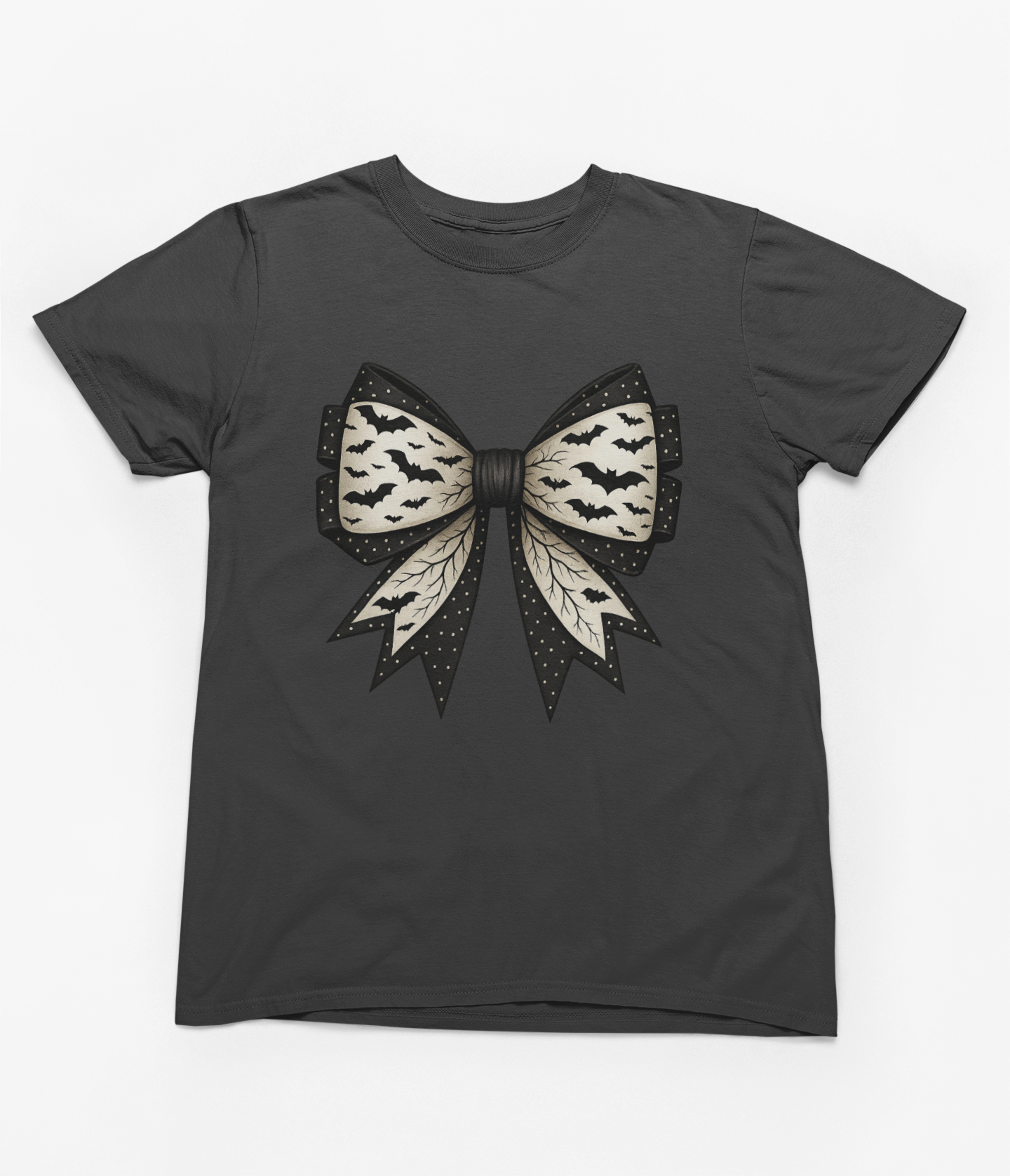Spooky Bow Sweatshirt or T-Shirt – Gothic Halloween Gift UK