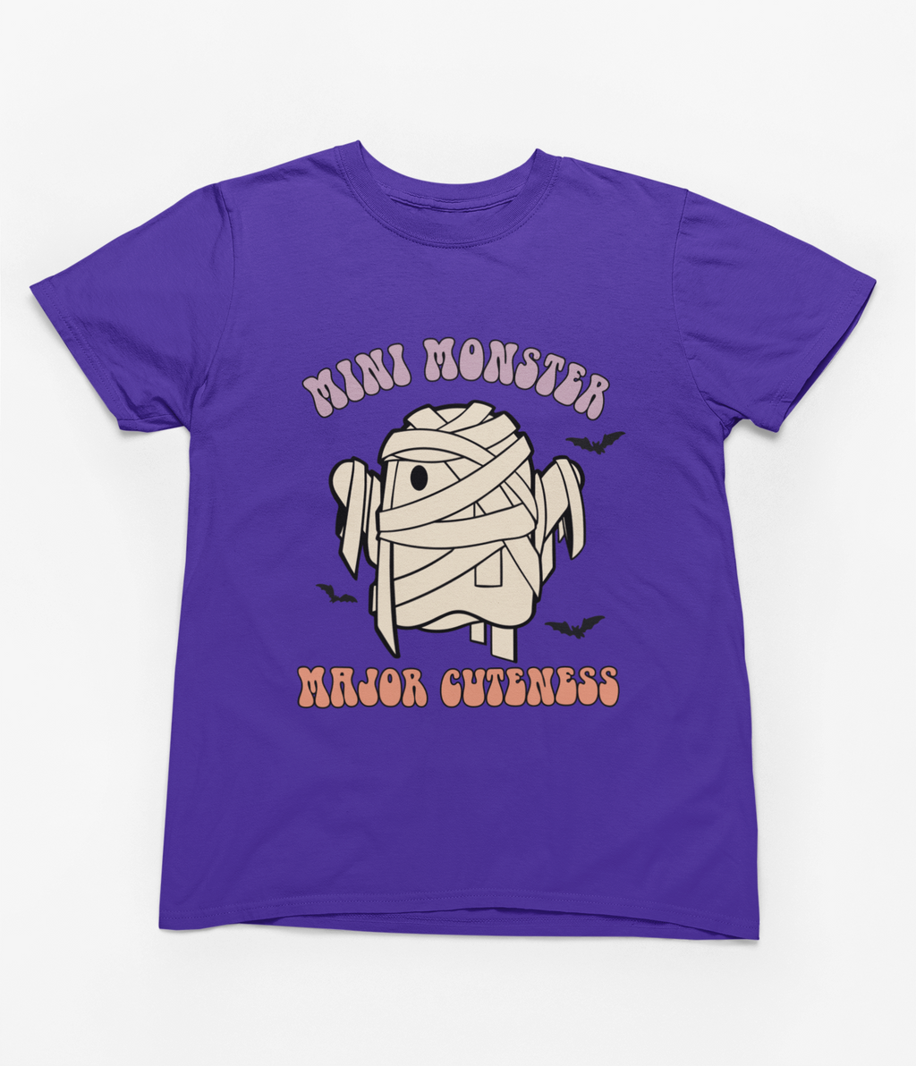 Kids Mini Monster Major Cuteness Halloween Sweatshirt | Cute Jumper