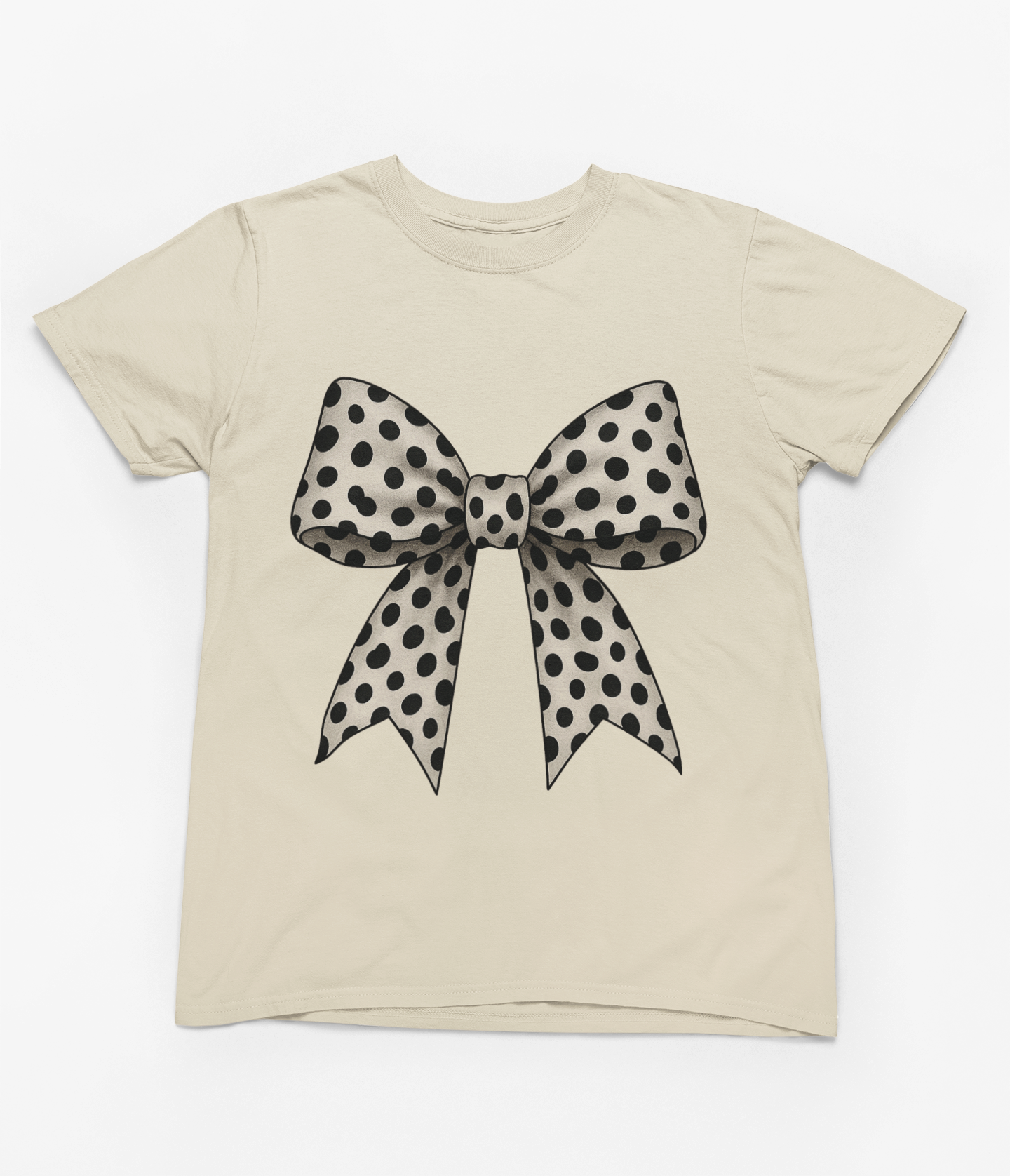 Polka Dot Coquette Bow Sweatshirt & T-Shirt – Retro Dot Print, UK Fit