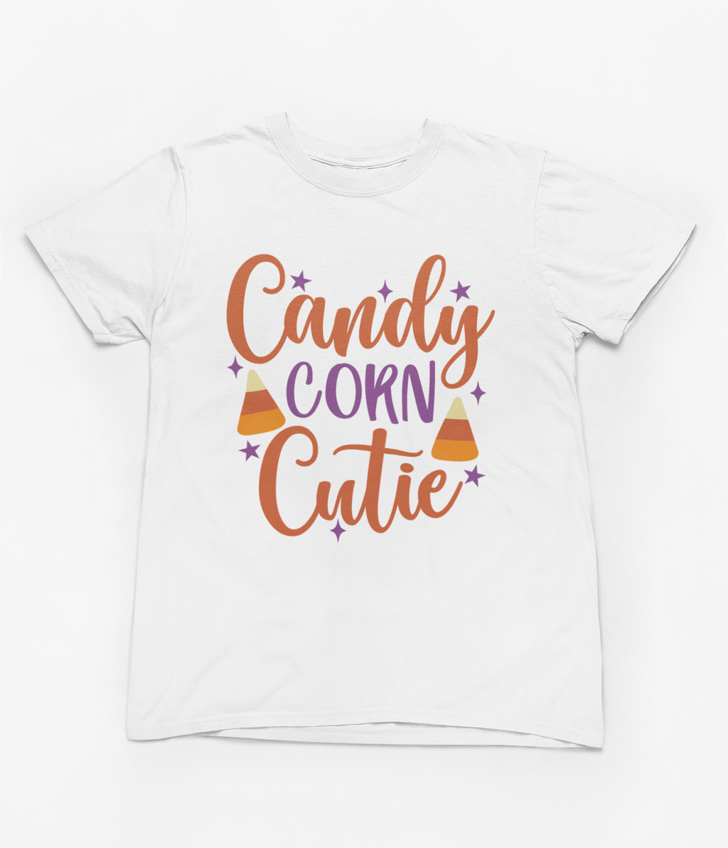 Kids Candy Corn Cutie Halloween Sweatshirt | Cute Autumn Jumper