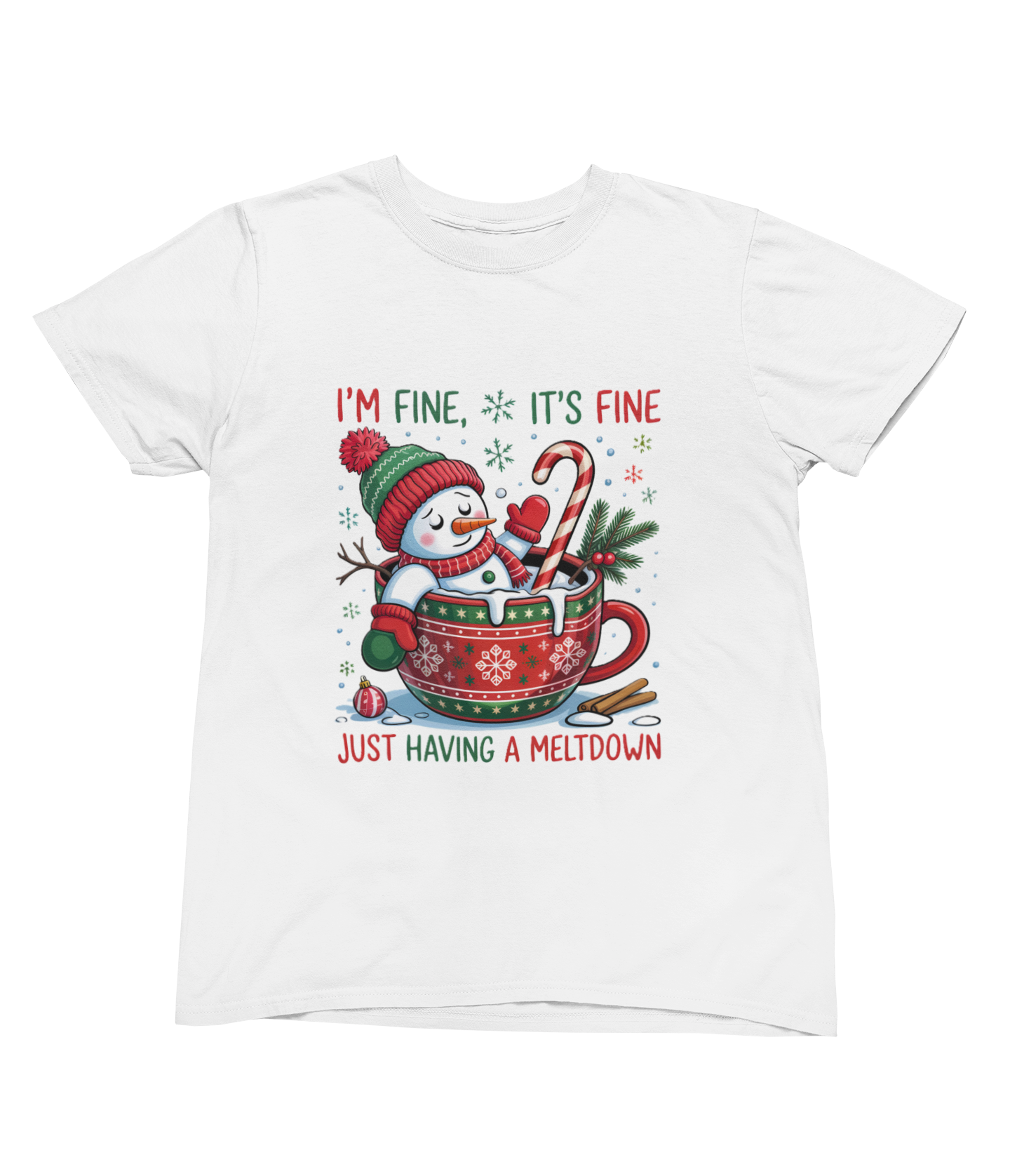 Funny Meltdown Snowman Christmas Sweatshirt – Festive Holiday Jumper