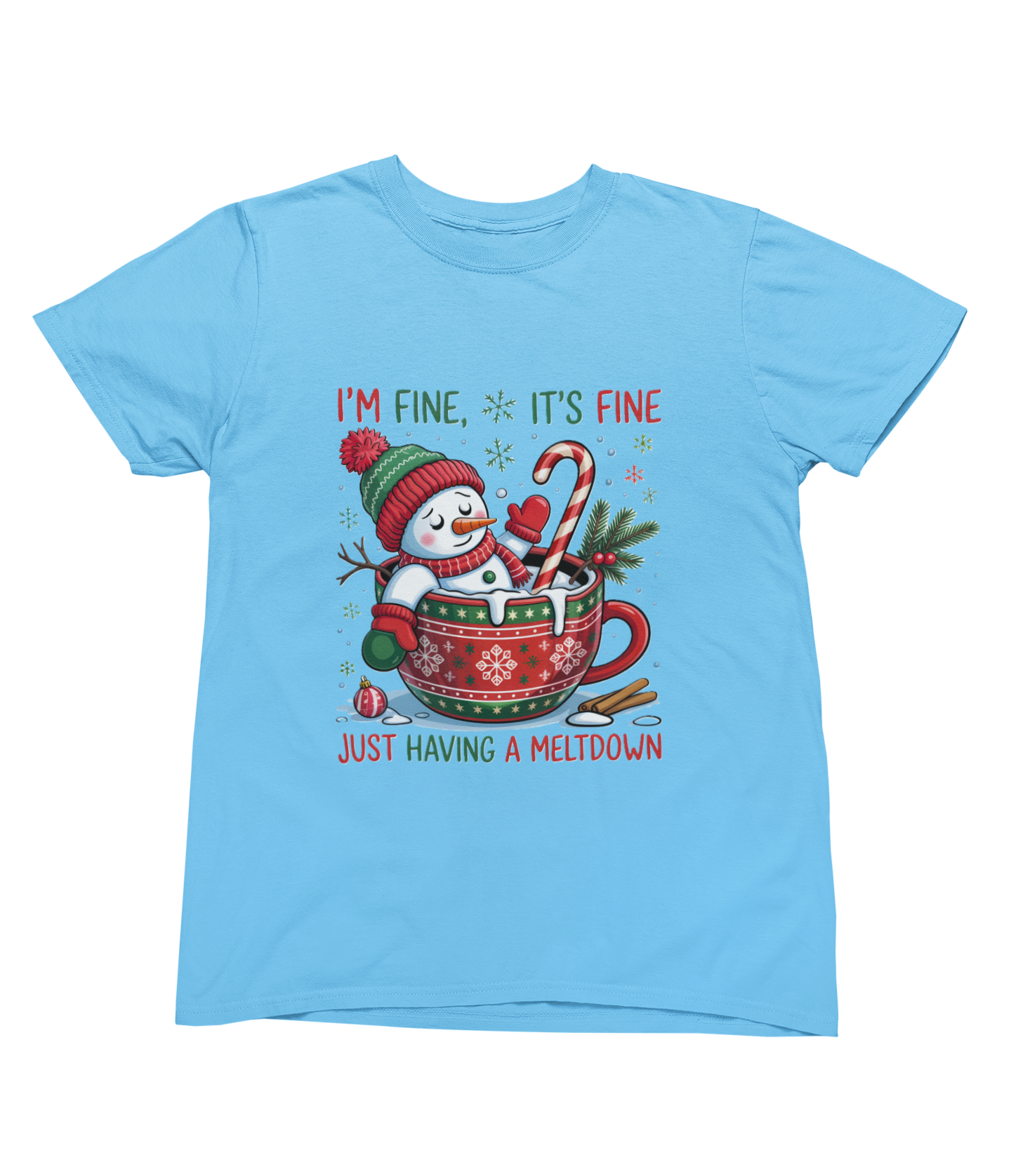 Funny Meltdown Snowman Christmas Sweatshirt – Festive Holiday Jumper