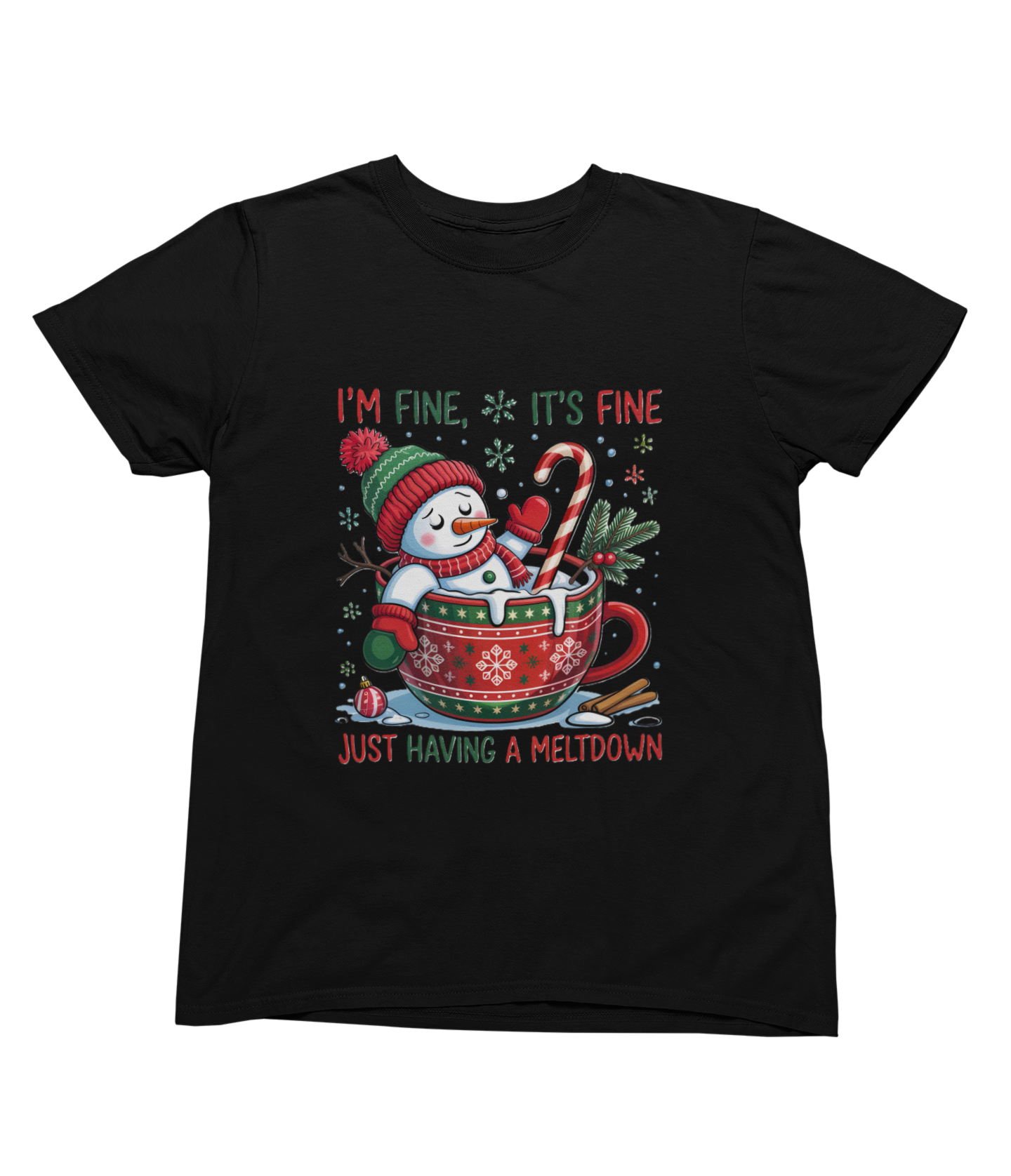 Funny Meltdown Snowman Christmas Sweatshirt – Festive Holiday Jumper