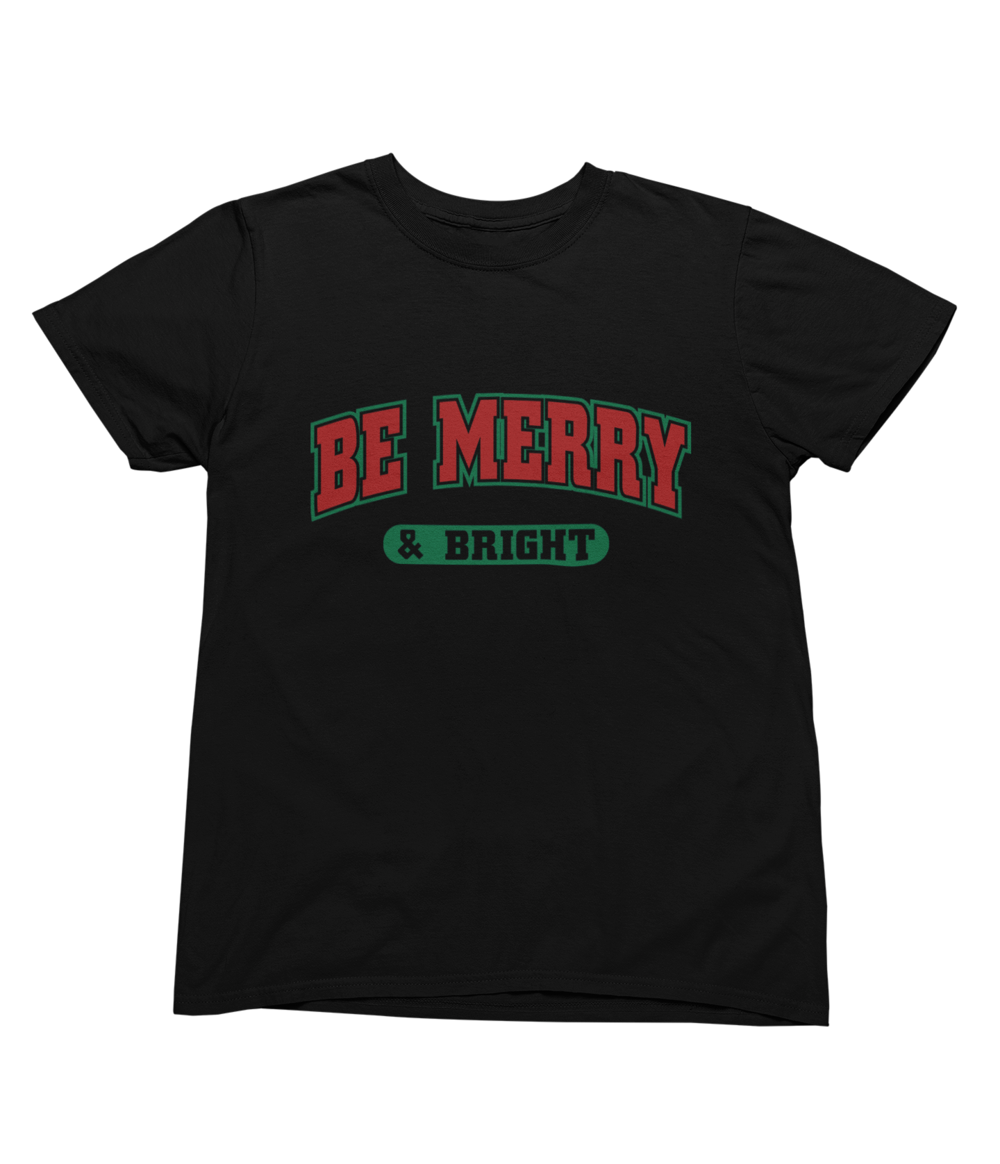 Be Merry & Bright Christmas Sweatshirt – Retro Holiday Jumper UK