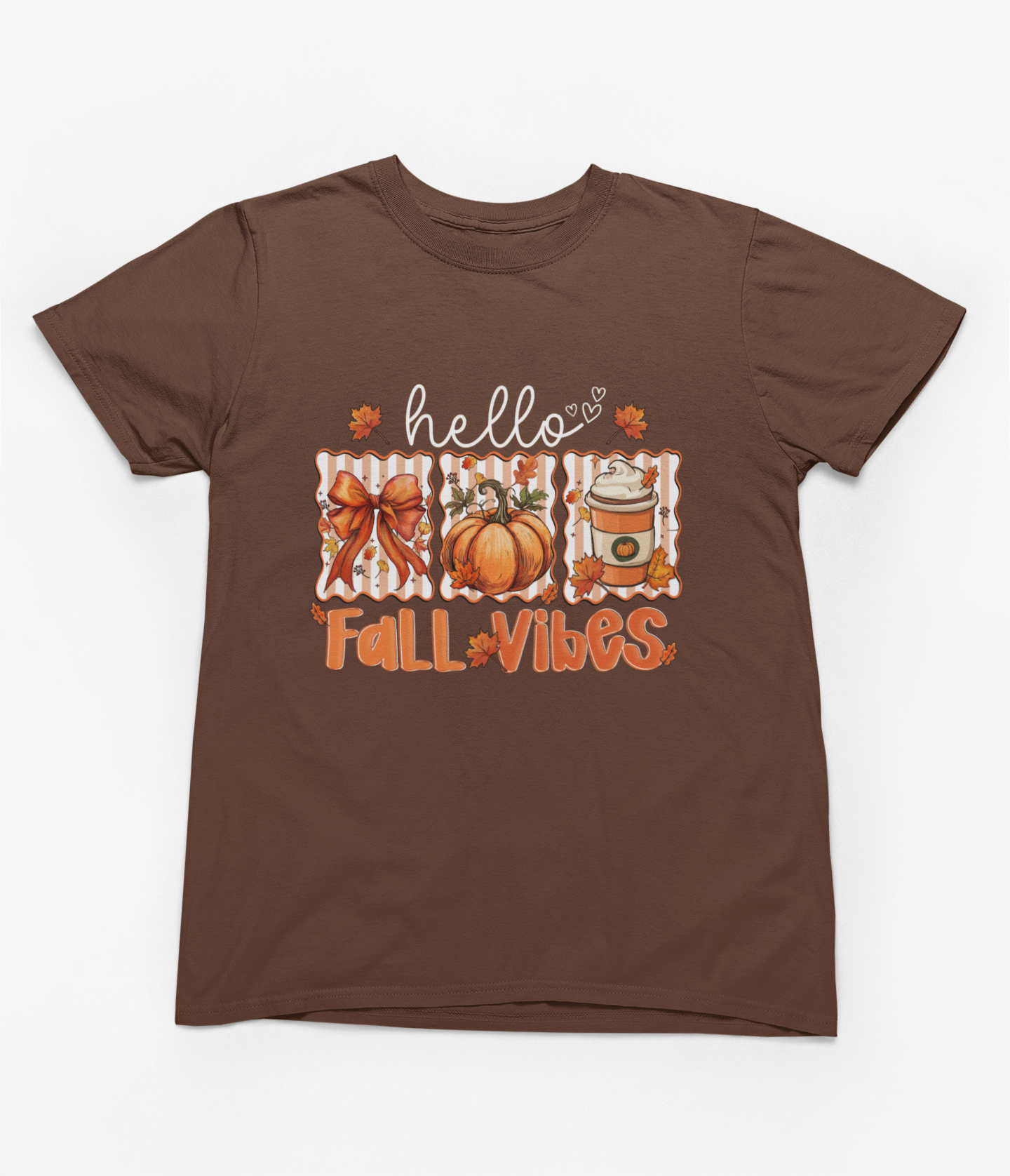 Hello Fall Vibes Sweatshirt | Cozy Autumn Pumpkin Spice Jumper
