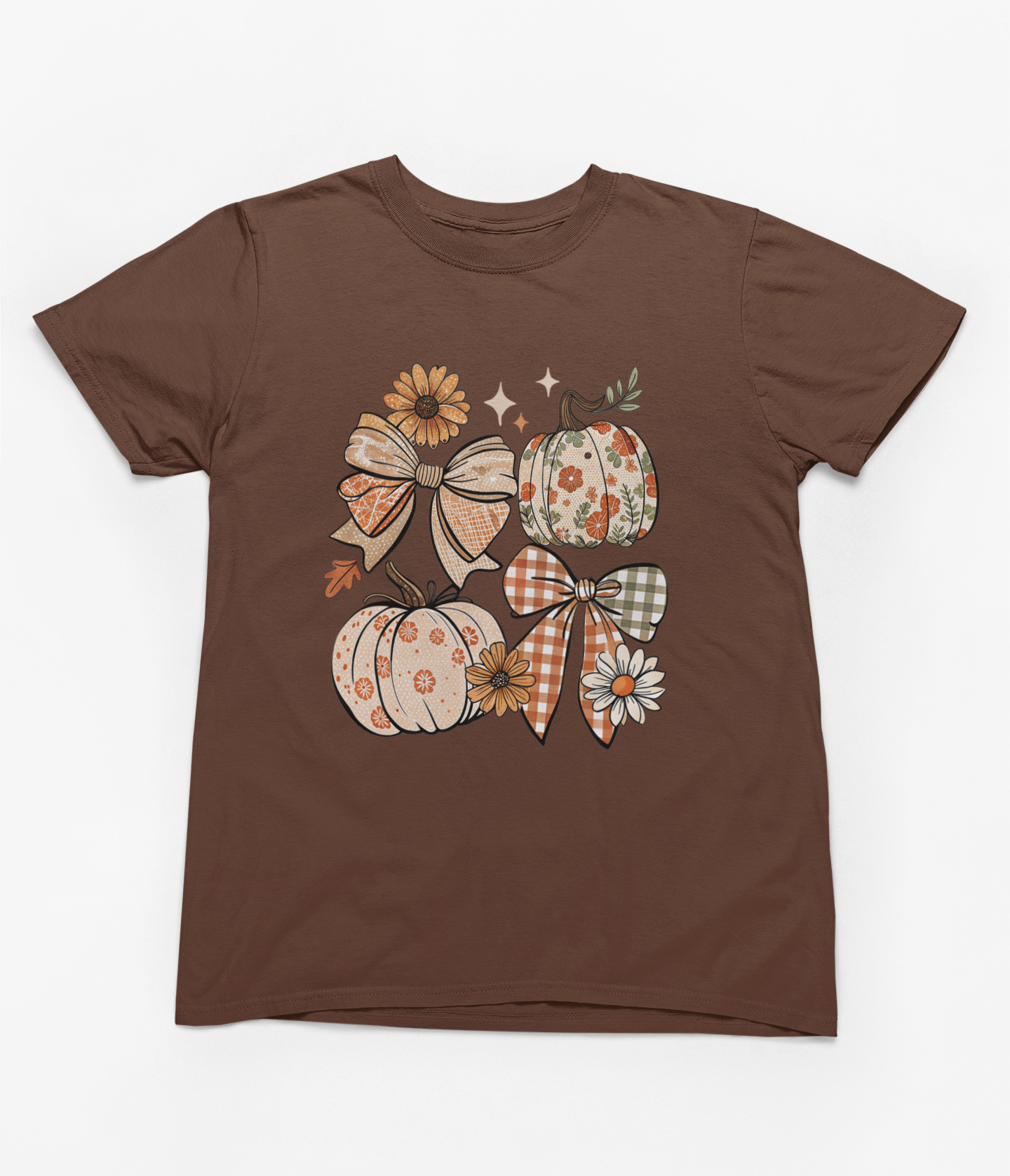 Floral Pumpkin Bow Sweatshirt | Coquette Autumn Cozy Jumper