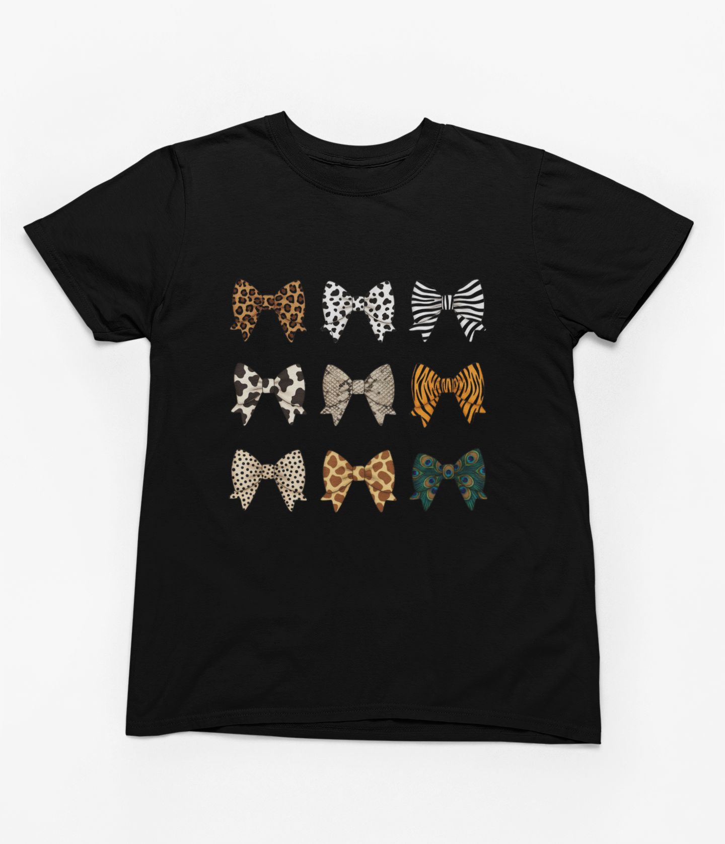 Animal Print Bows Sweatshirt | Coquette Aesthetic Jumper