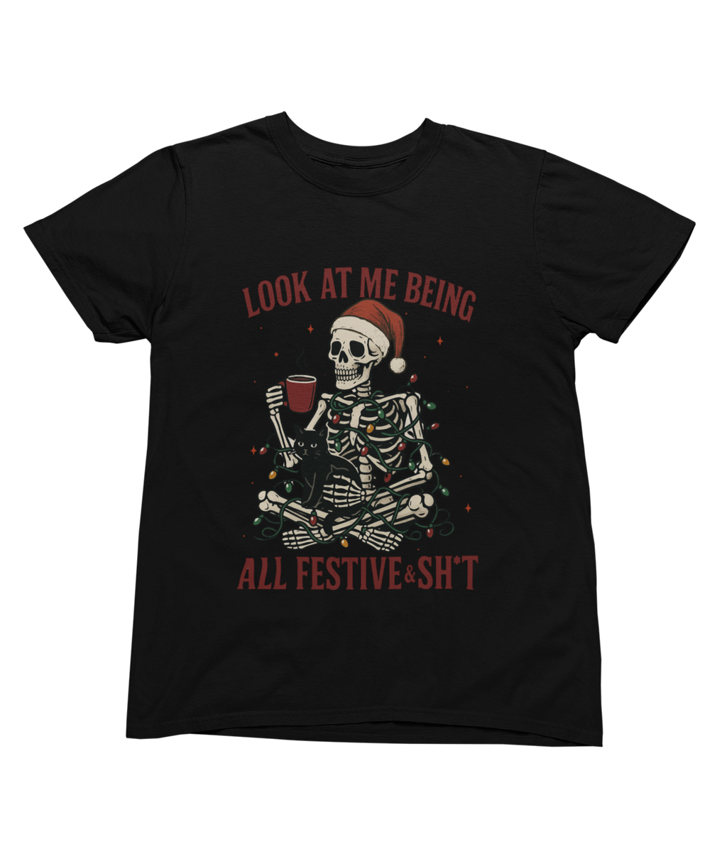 Skeleton Christmas Jumper – Funny Festive & Sh*t Sweatshirt