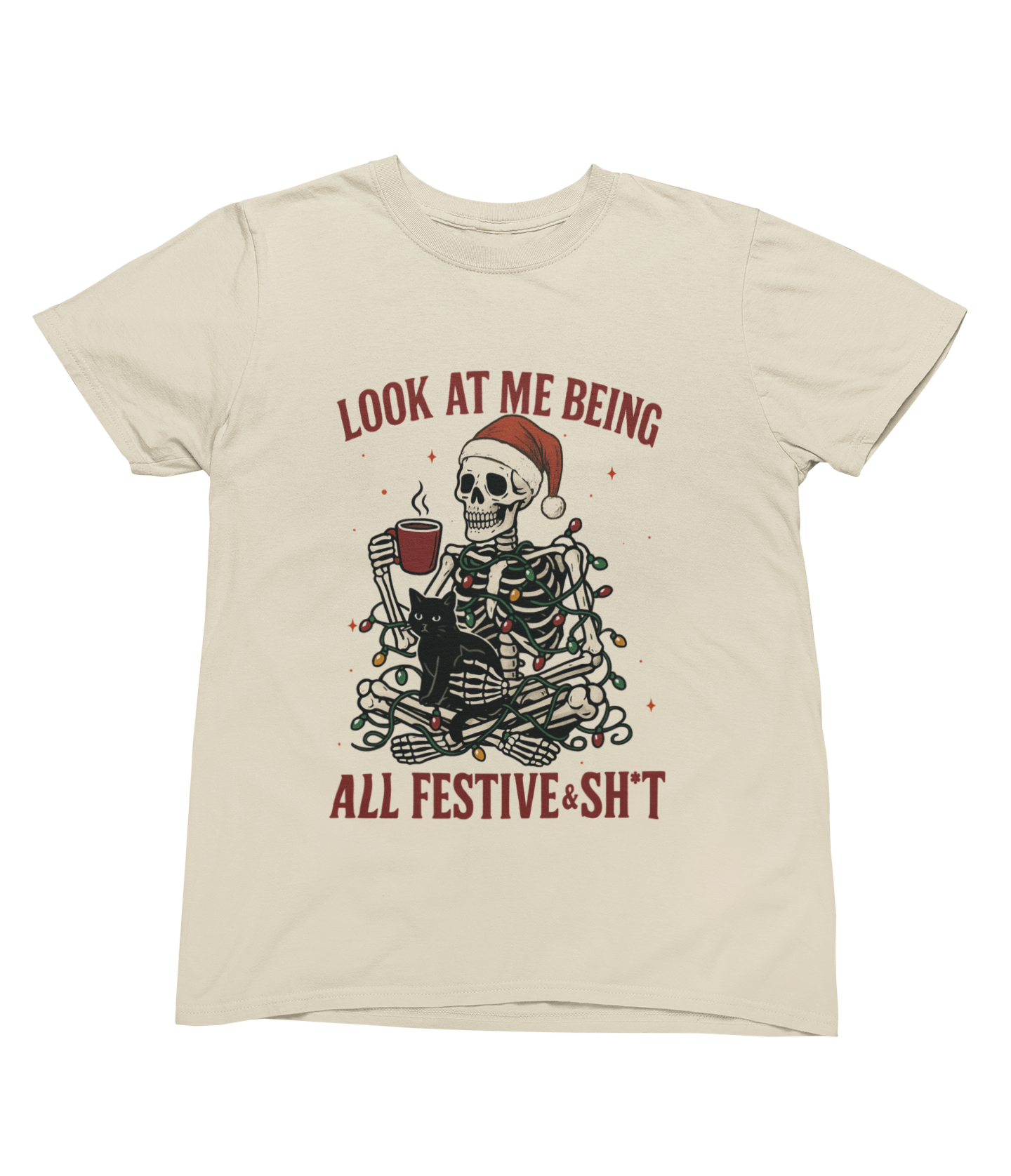 Skeleton Christmas Jumper – Funny Festive & Sh*t Sweatshirt