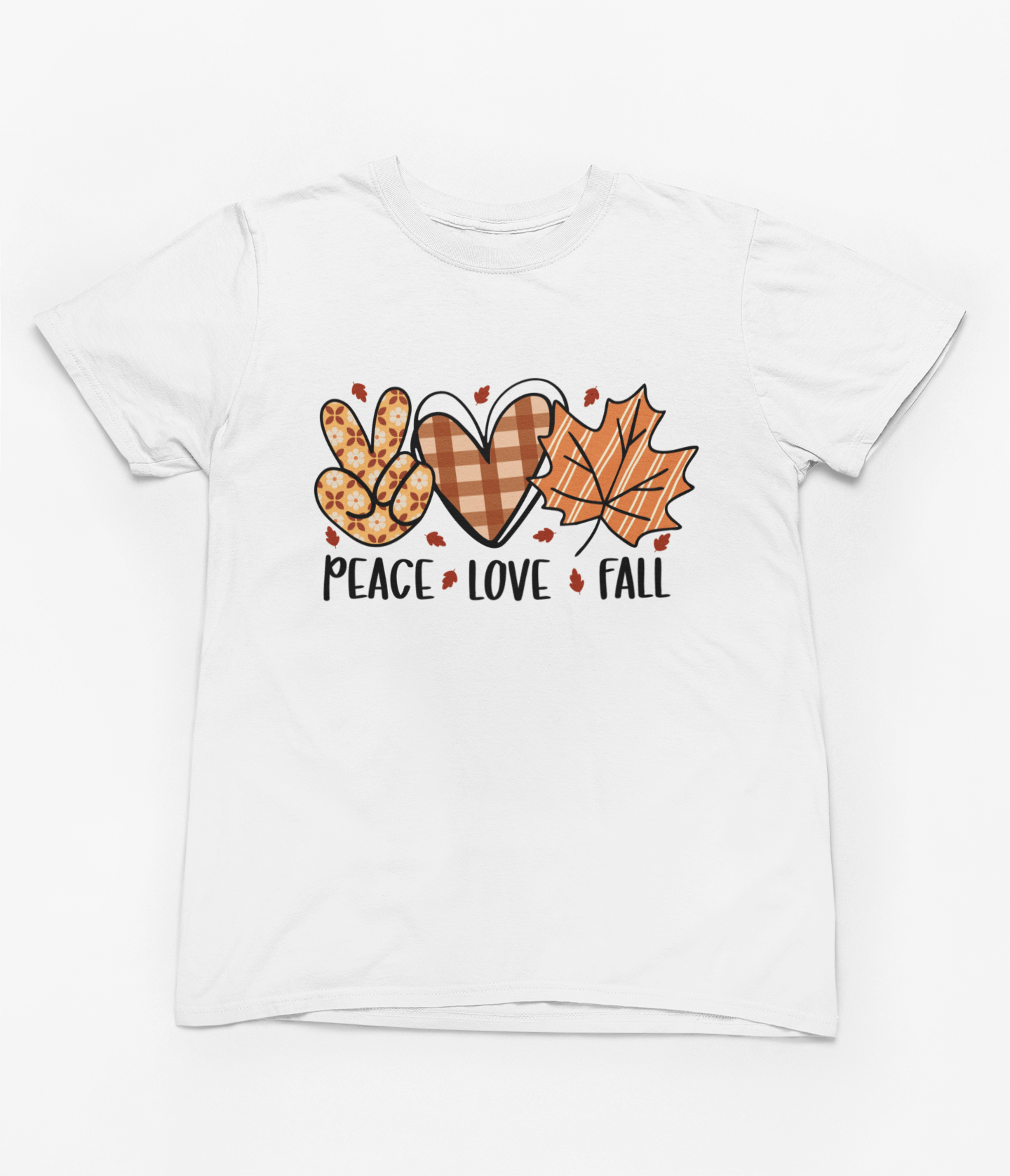 Peace Love Fall Sweatshirt | Retro Autumn Cozy Jumper