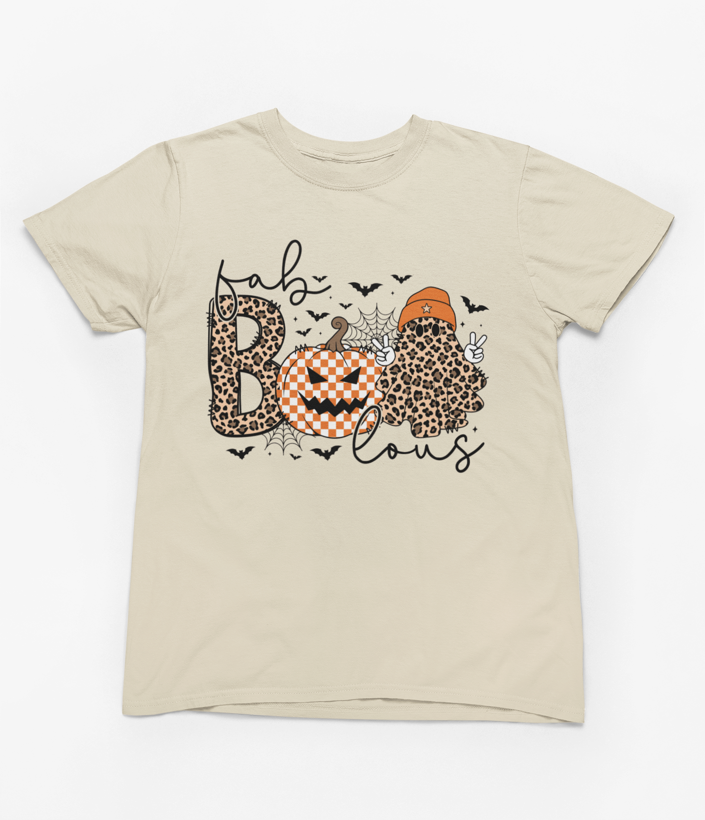 Boojee Ghost Retro Fab-BOO-lous Halloween Sweatshirt & T-Shirt