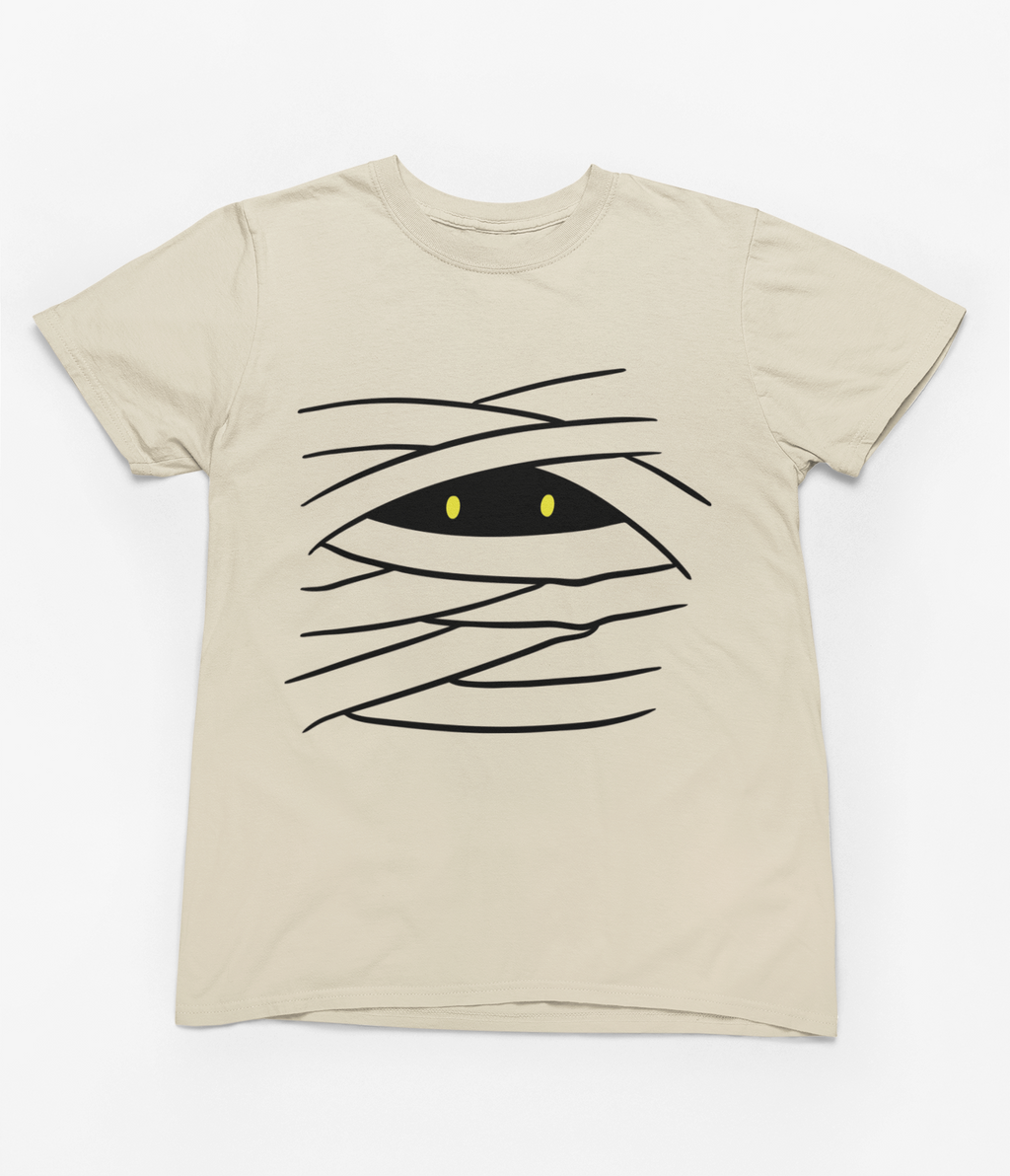 Kids Mummy Eye Halloween Sweatshirt | Minimal Spooky Jumper