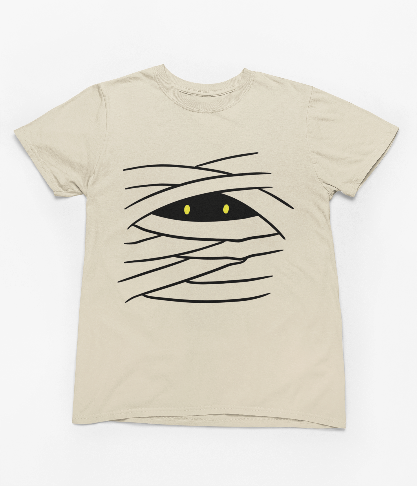 Kids Mummy Eye Halloween Sweatshirt | Minimal Spooky Jumper