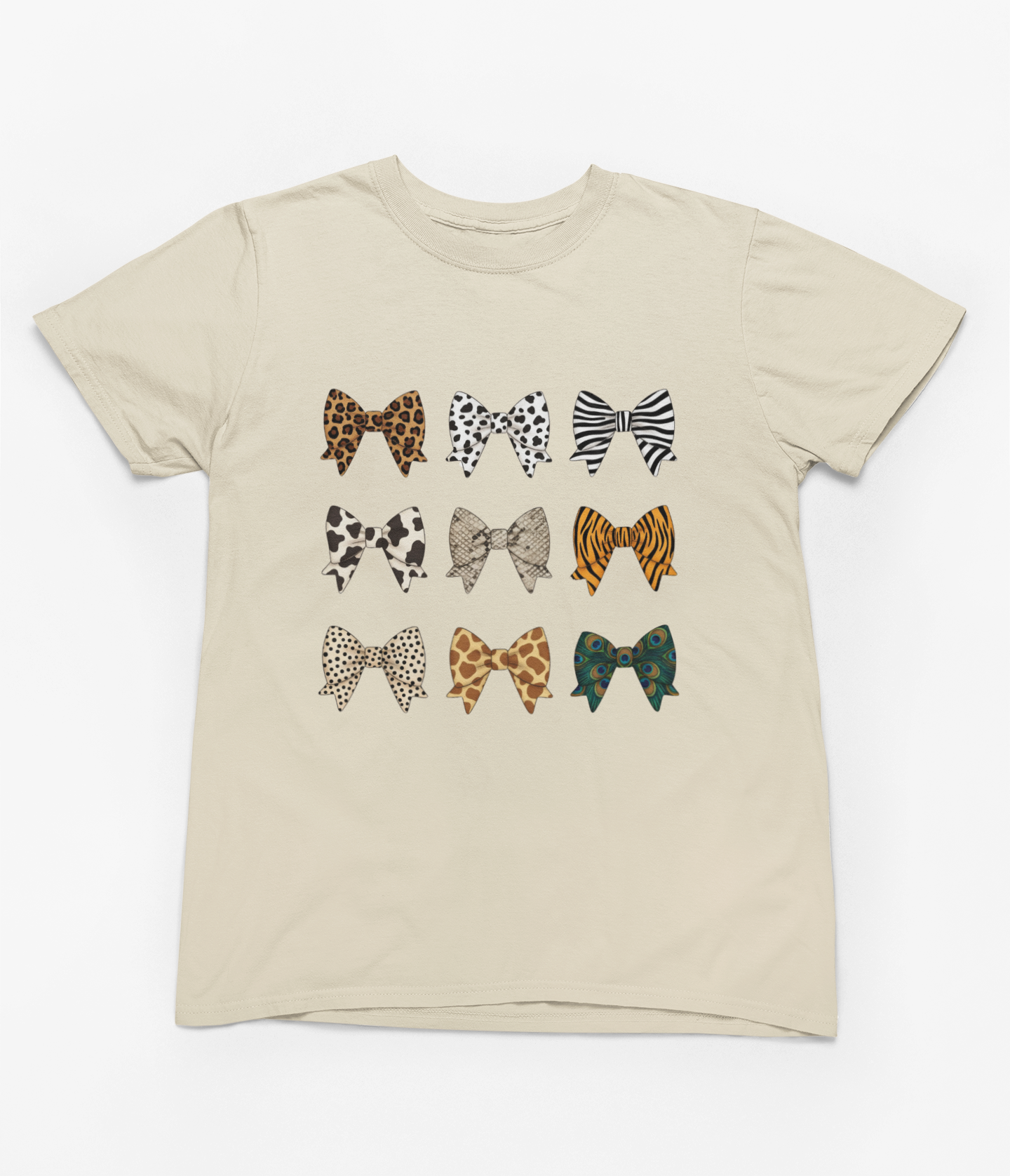 Animal Print Bows Sweatshirt | Coquette Aesthetic Jumper