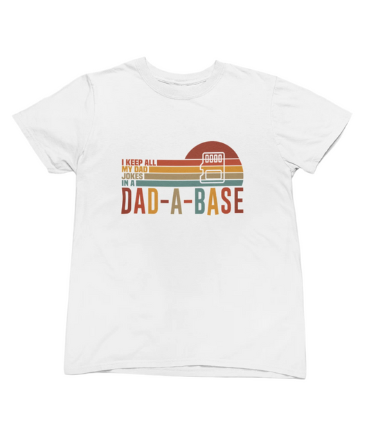 Dad-A-Base T-Shirt / Sweatshirt – Funny Retro Dad Joke Tech Shirt