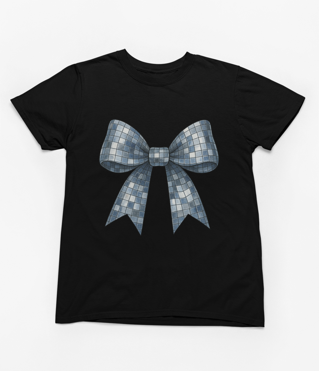 Disco Coquette Bow Sweatshirt & T-Shirt – Sparkle Statement UK Fit