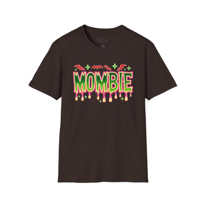 Mombie Halloween Mom T-Shirt Funny Spooky Mama Tee Dark Chocolate / S gift_idea unique_gift personalised_gift