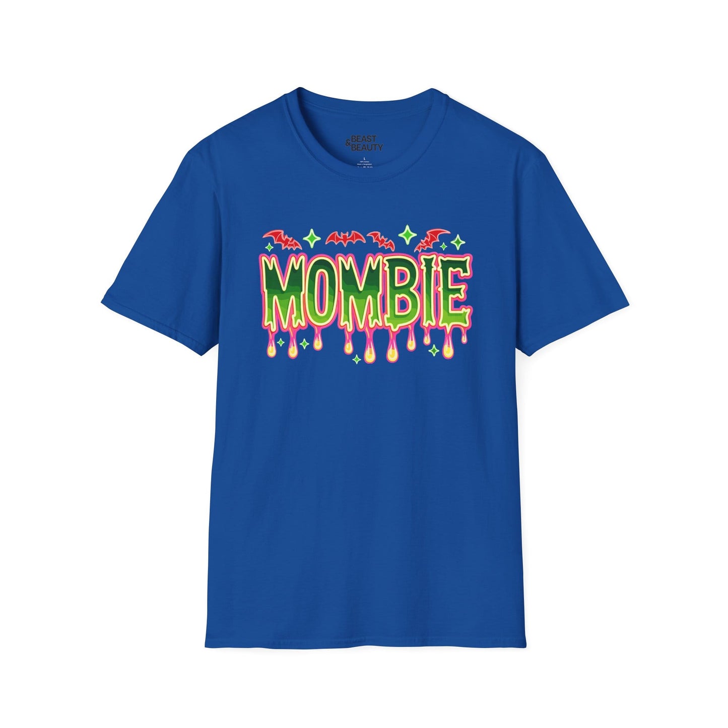 Mombie Halloween Mom T-Shirt Funny Spooky Mama Tee Royal / S gift_idea unique_gift personalised_gift