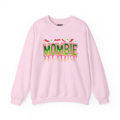 Mombie Halloween Sweatshirt for Moms Light Pink / S gift_idea unique_gift personalised_gift