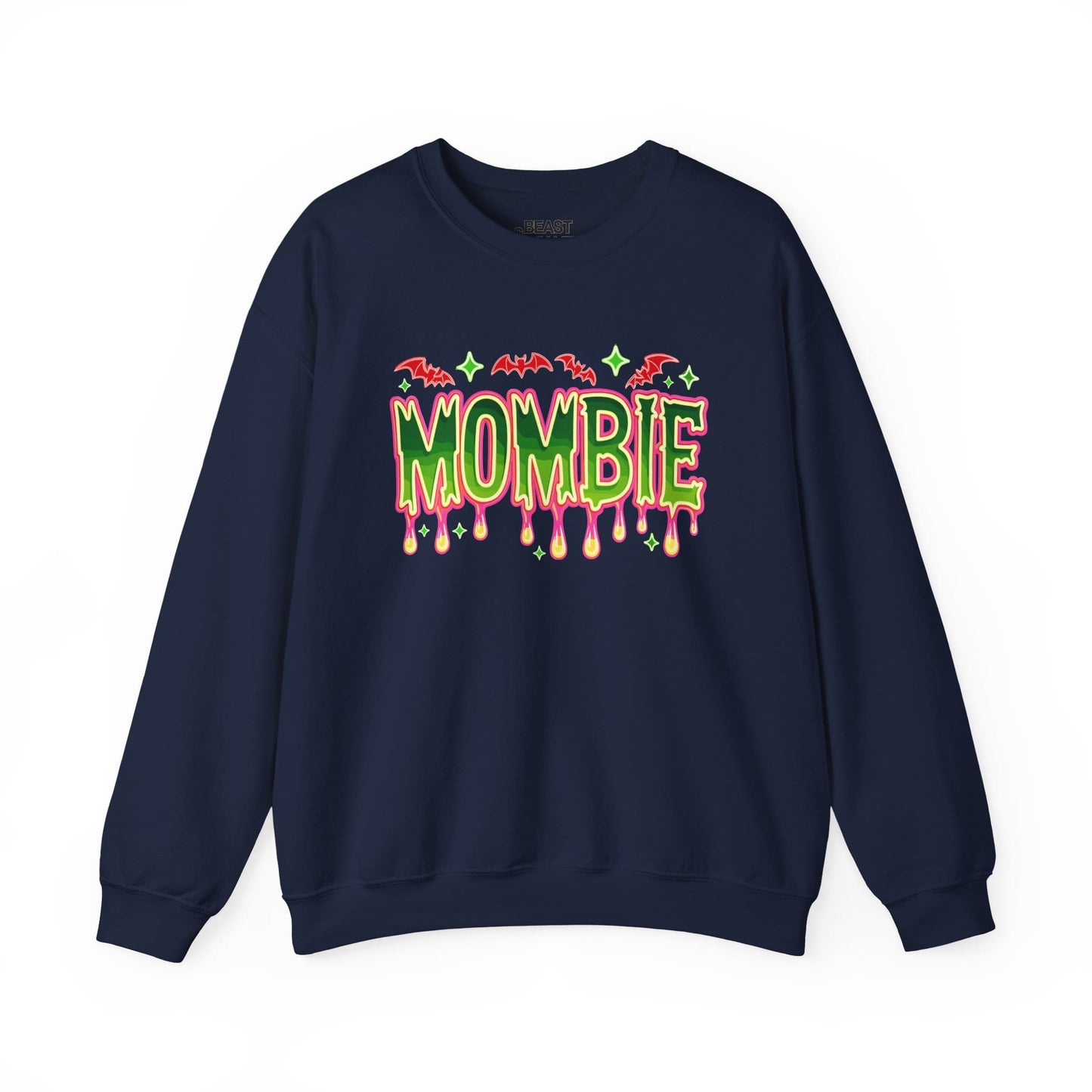 Mombie Halloween Sweatshirt for Moms Navy / S gift_idea unique_gift personalised_gift